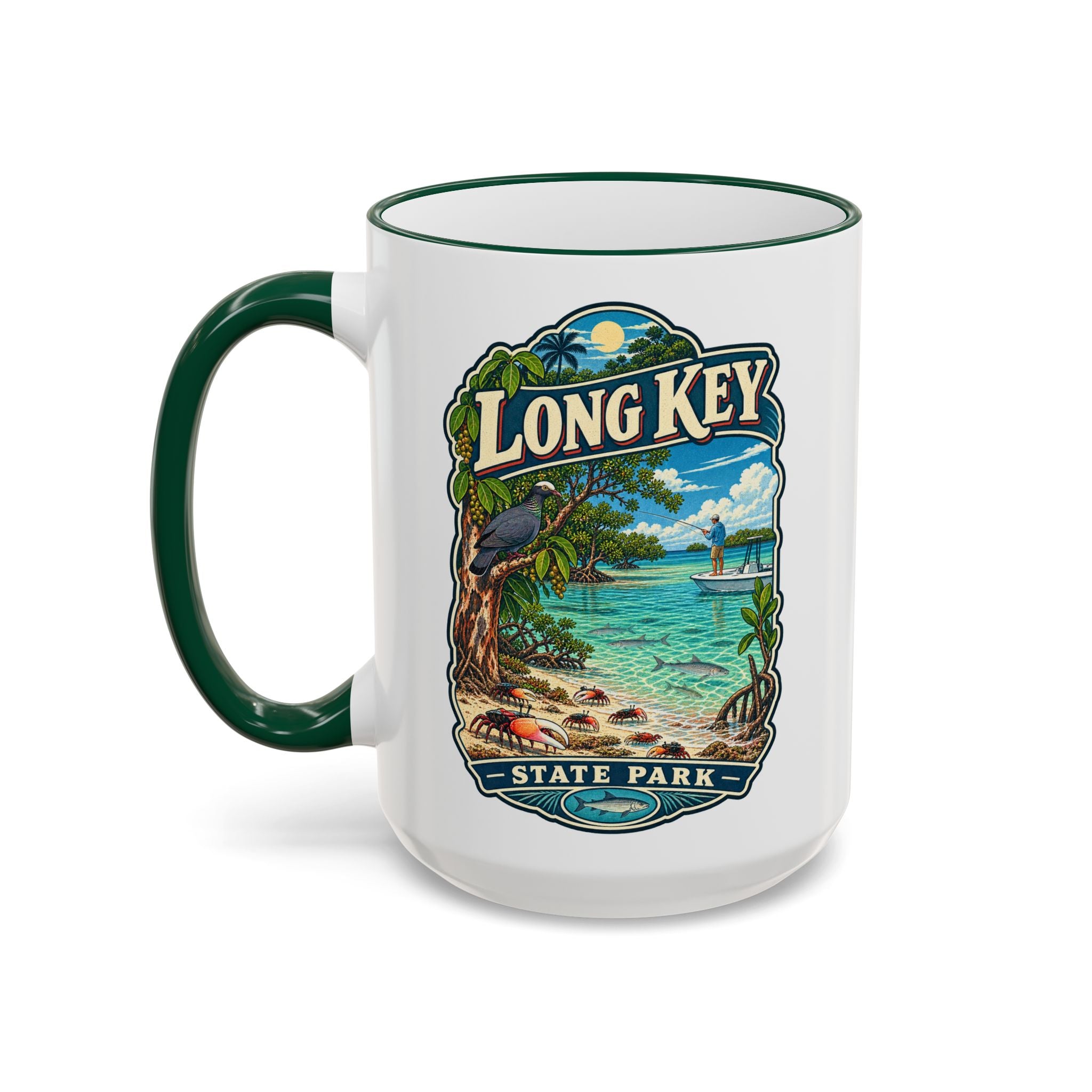 Long Key Accent Rim & Handle 11oz/15oz