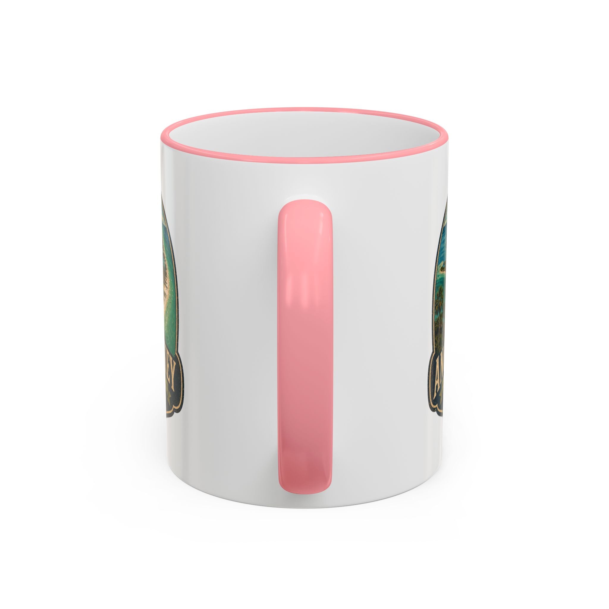 Anclote Key Vintage Mug — Accent Rim & Handle 11oz/15oz