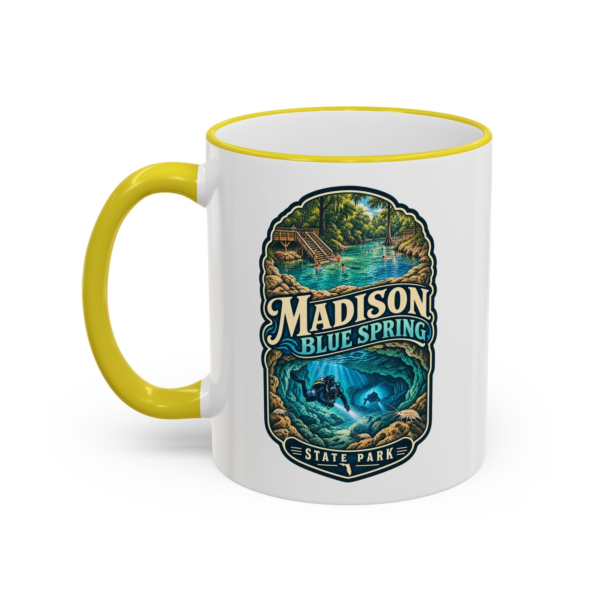 Madison Blue Spring Accent Rim & Handle 11oz/15oz