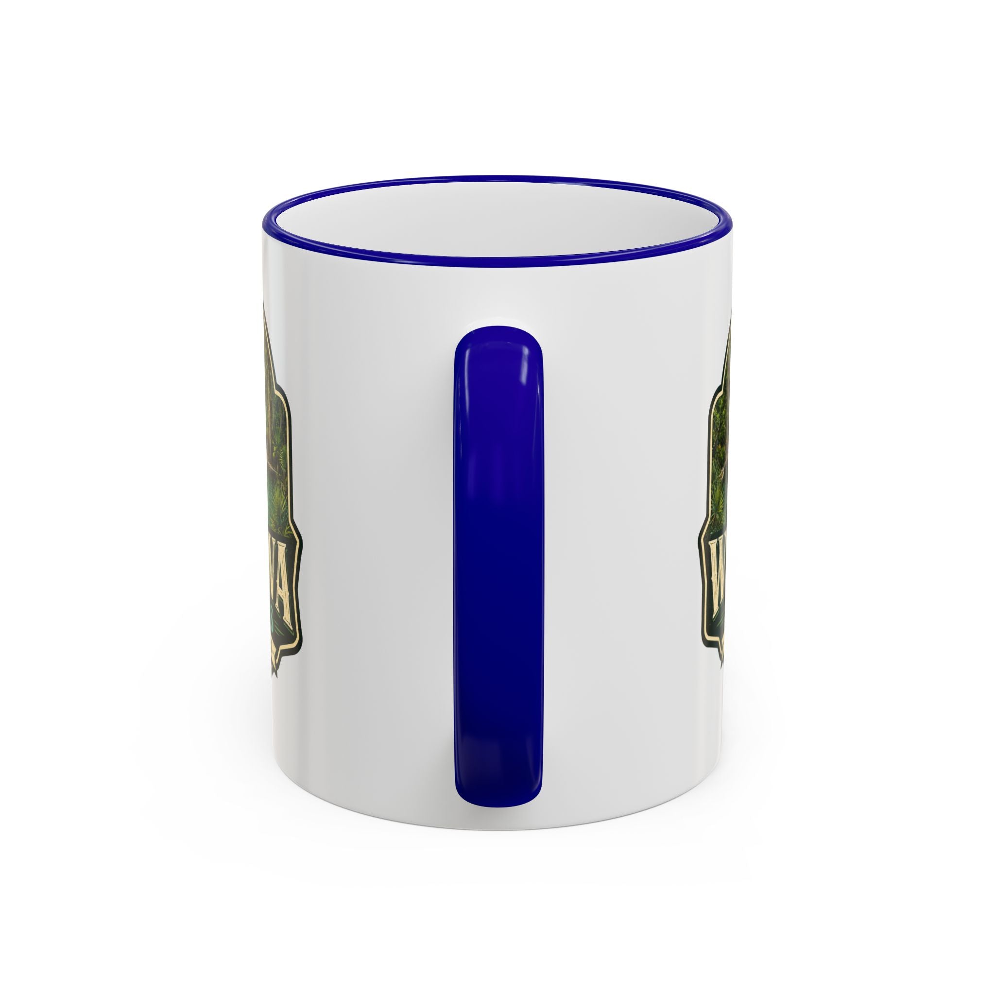 Wekiwa Springs Vintage Mug — Accent Rim & Handle 11oz/15oz