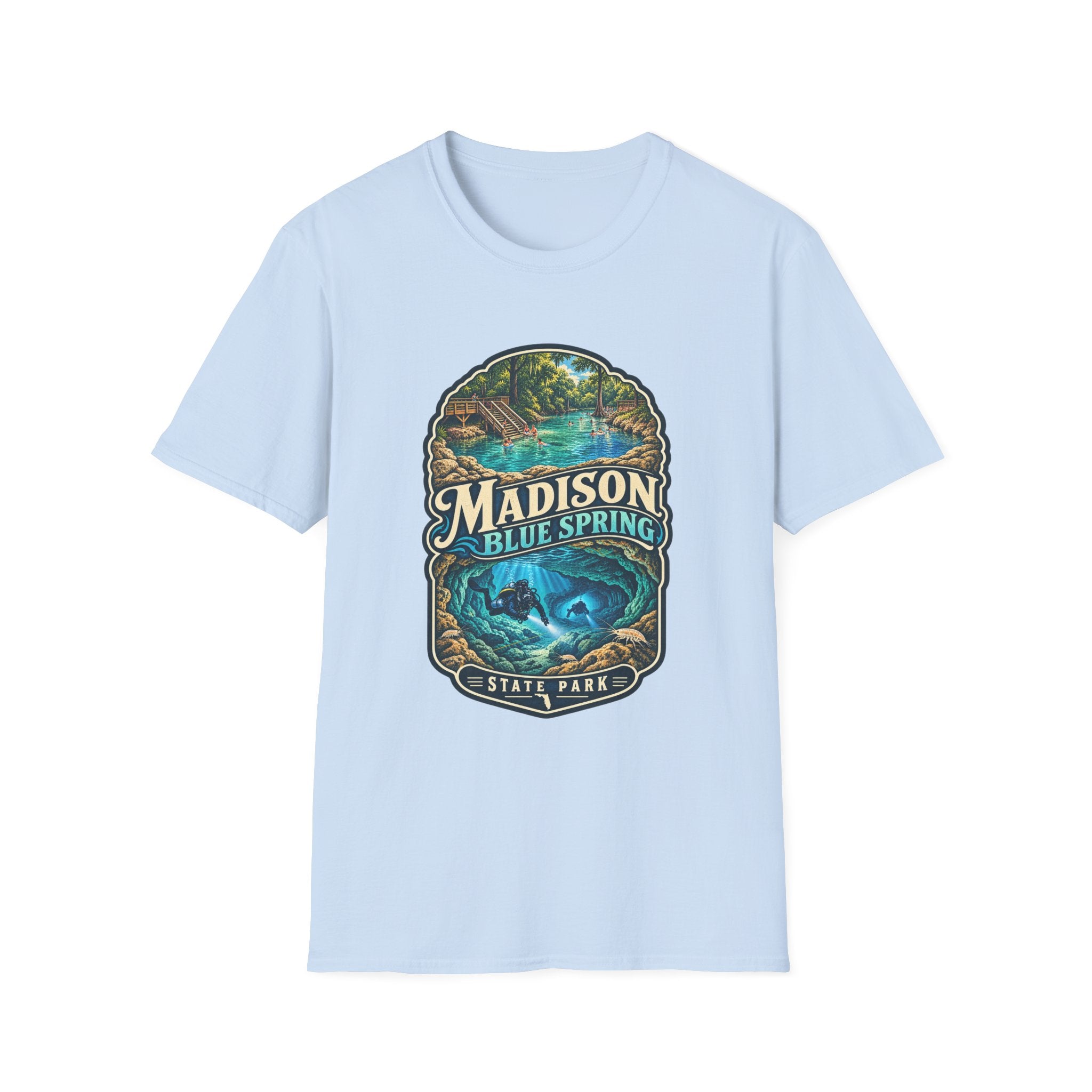 Madison Blue Spring- Retro Tee