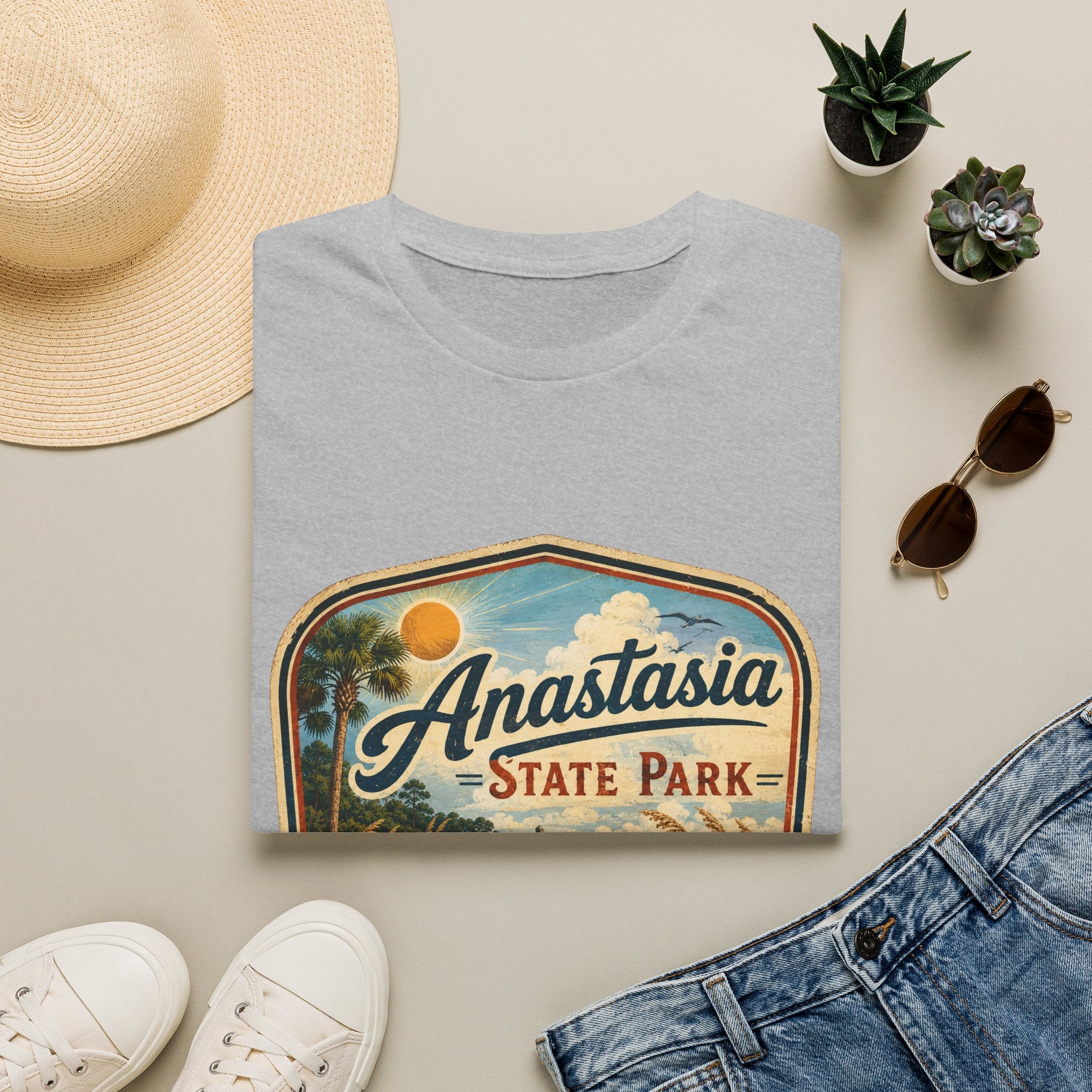 Anastasia State Park — Retro Beach Park Tee