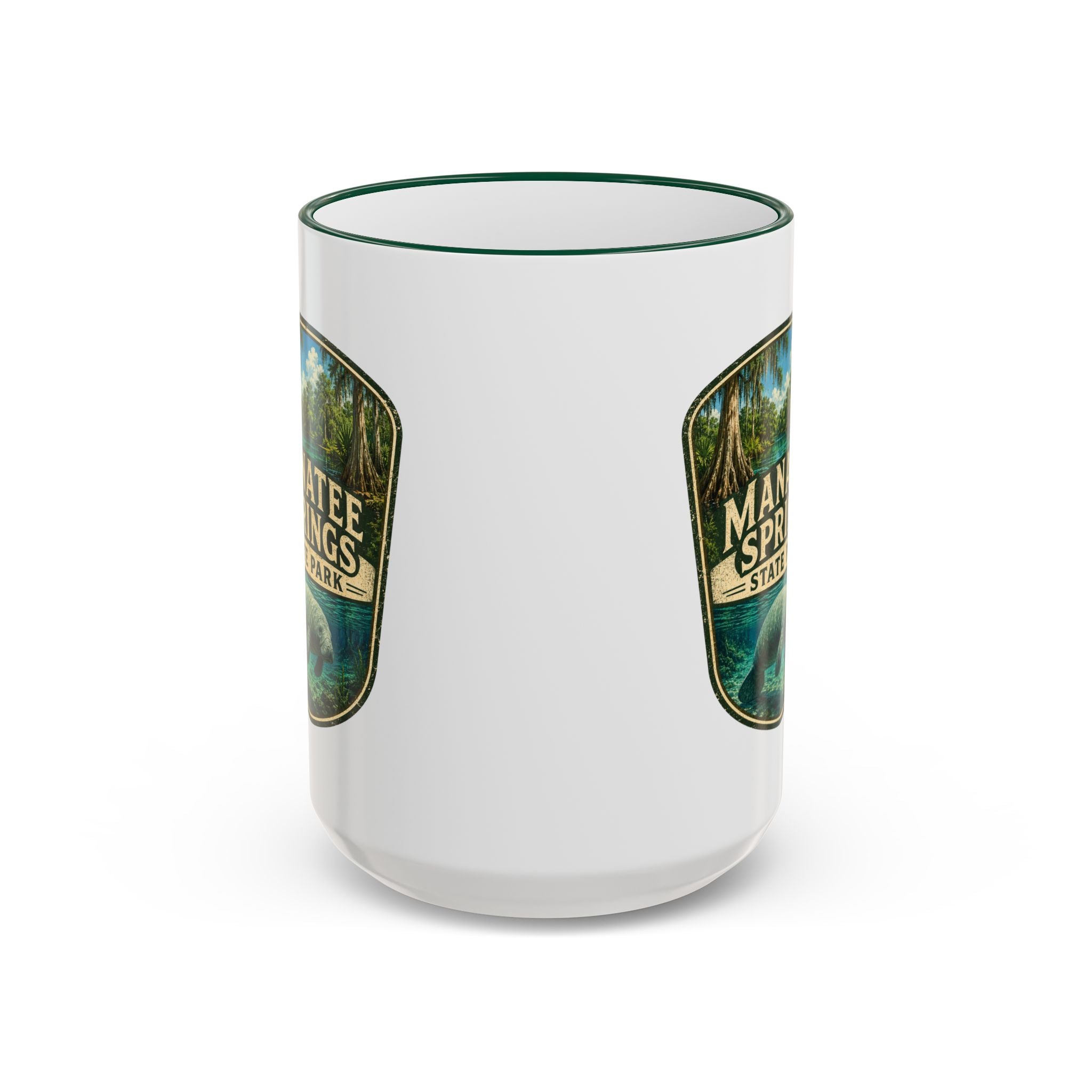 Manatee Springs Manatee Mug — Accent Rim & Handle 11oz/15oz