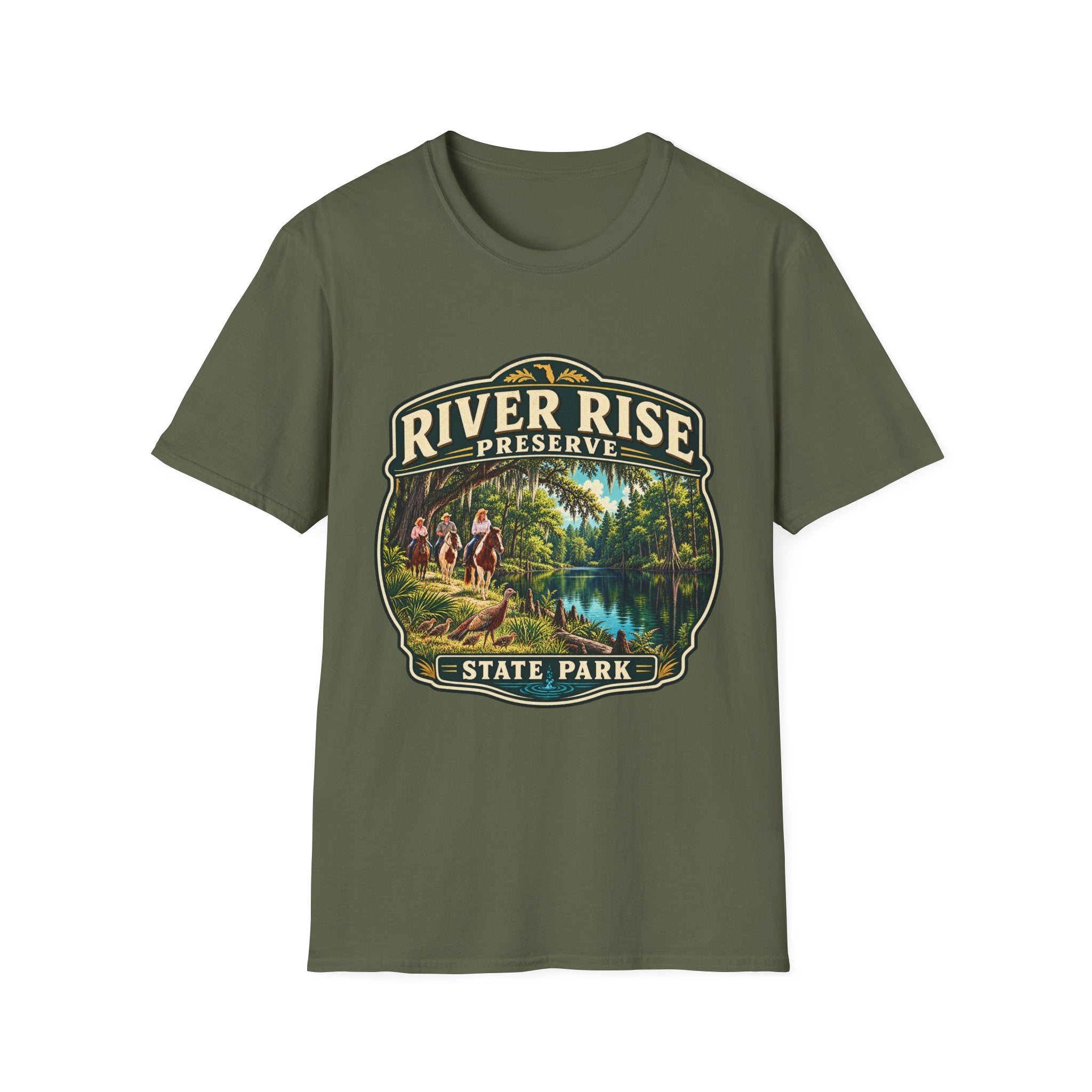 River Rise - Retro Tee