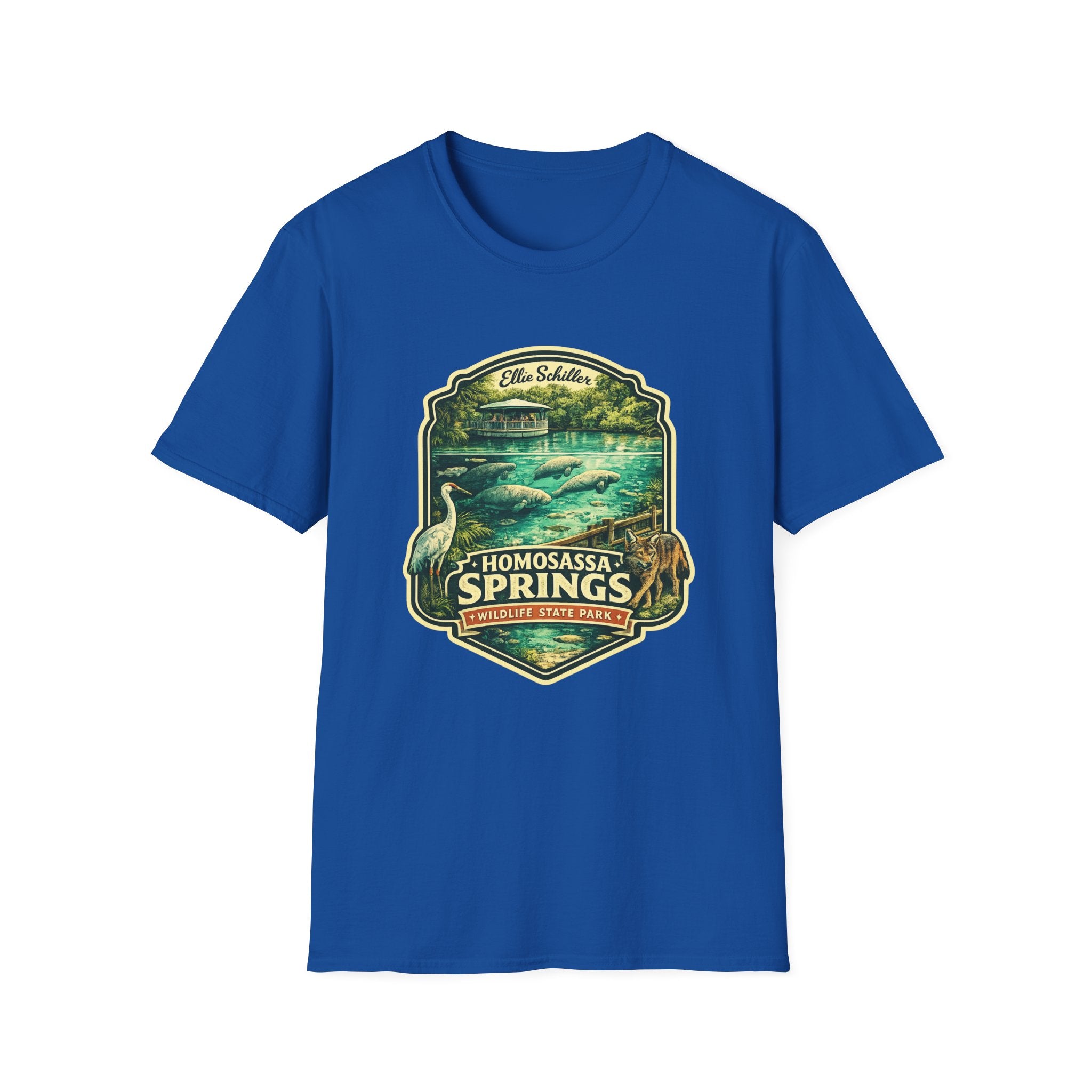 Homosassa Springs- Retro Tee