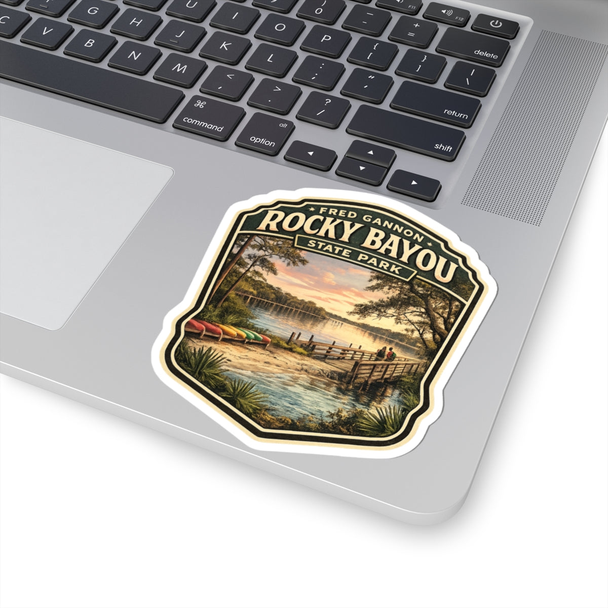 Rocky Bayou State Park Scenic Sticker – Kiss-Cut Nature Decal