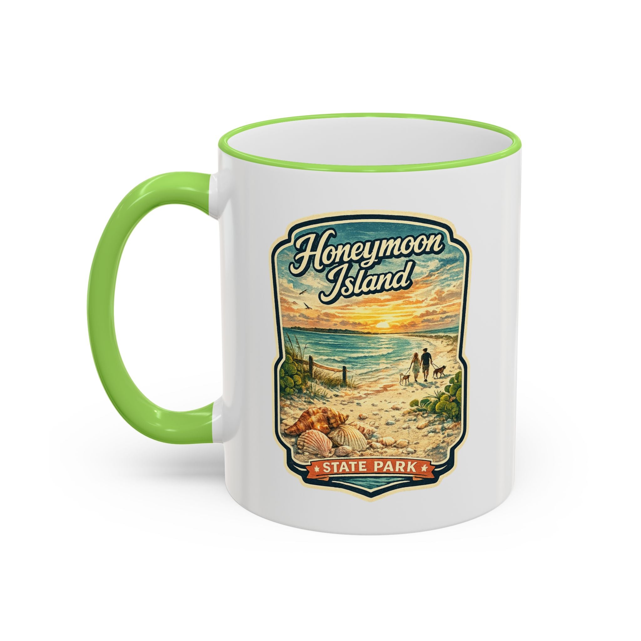 Honeymoon Island Accent Rim & Handle 11oz/15oz
