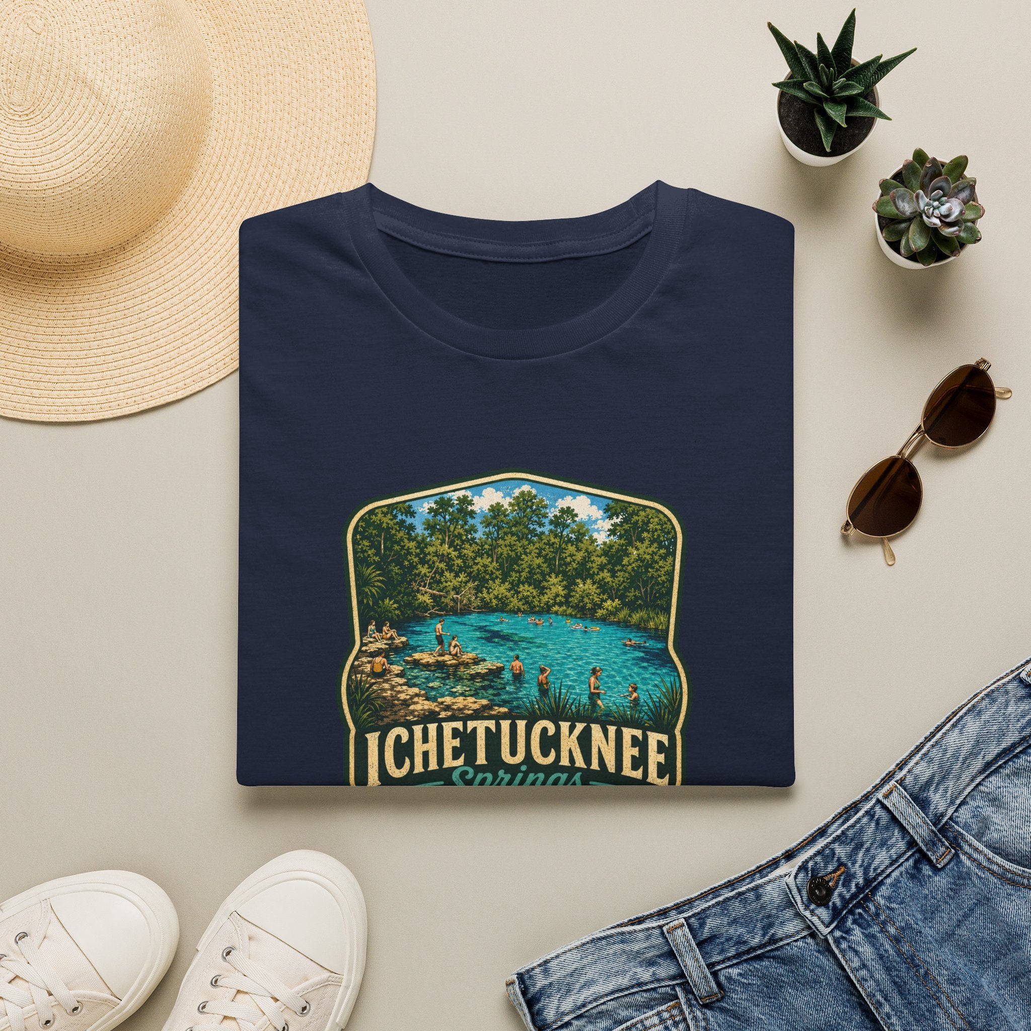 Ichetucknee Springs — Retro Tee