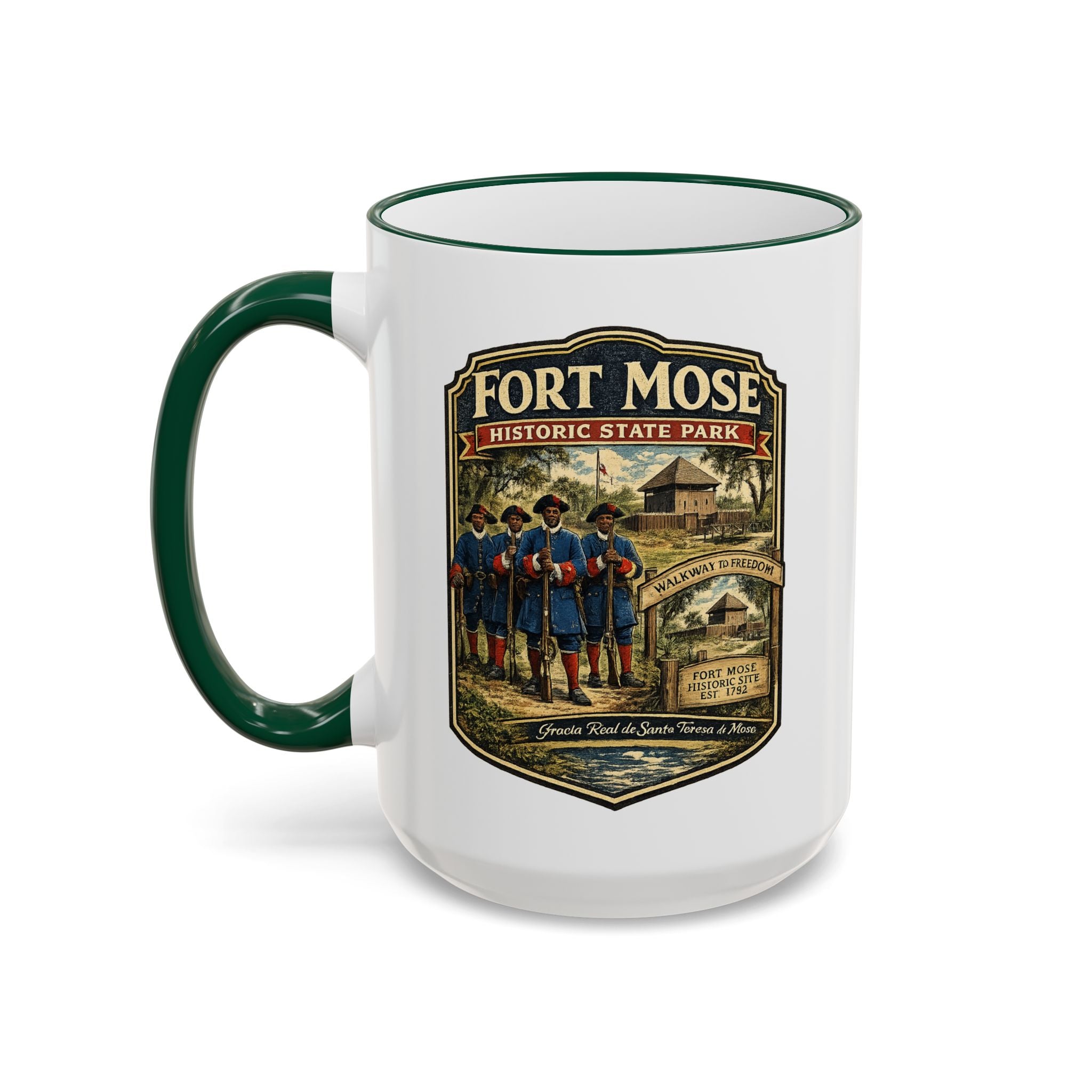 Fort Mose Accent Rim & Handle 11oz/15oz