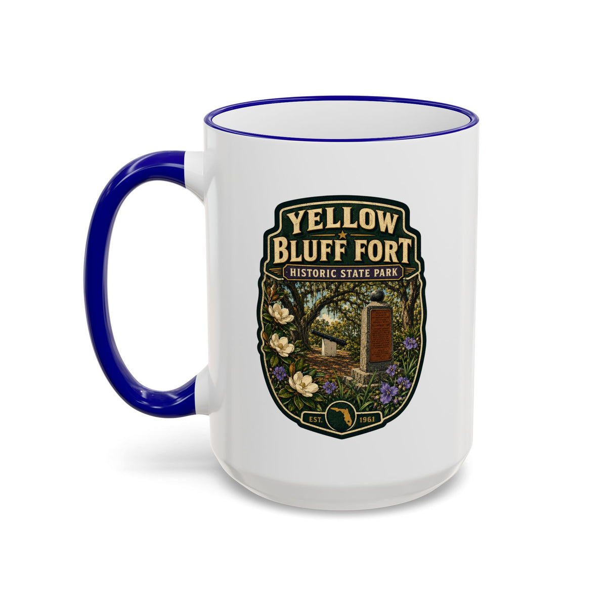 Yellow Bluff Fort — Accent Rim & Handle 11oz/15oz