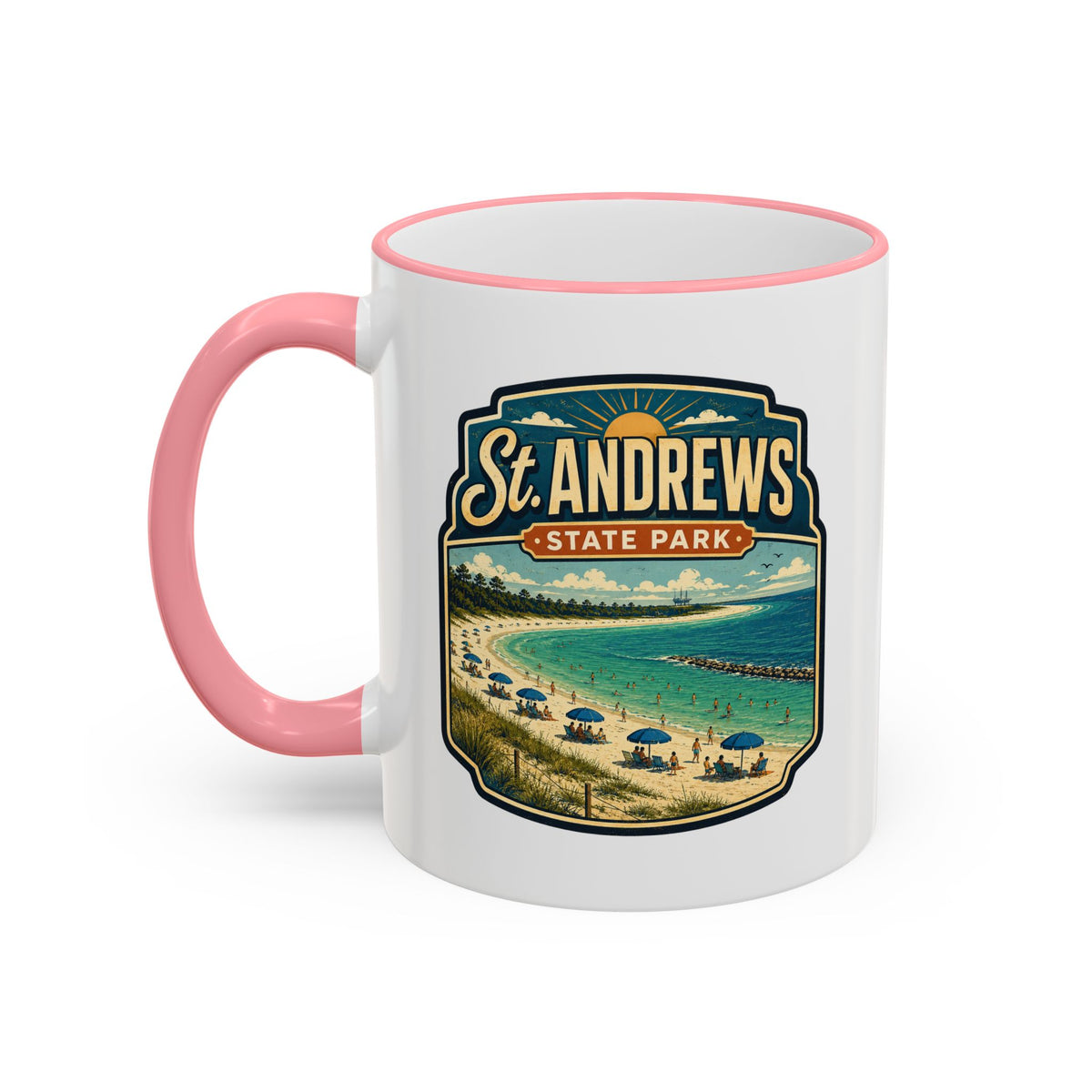 St. Andrews Mug — Accent Rim & Handle 11oz/15oz
