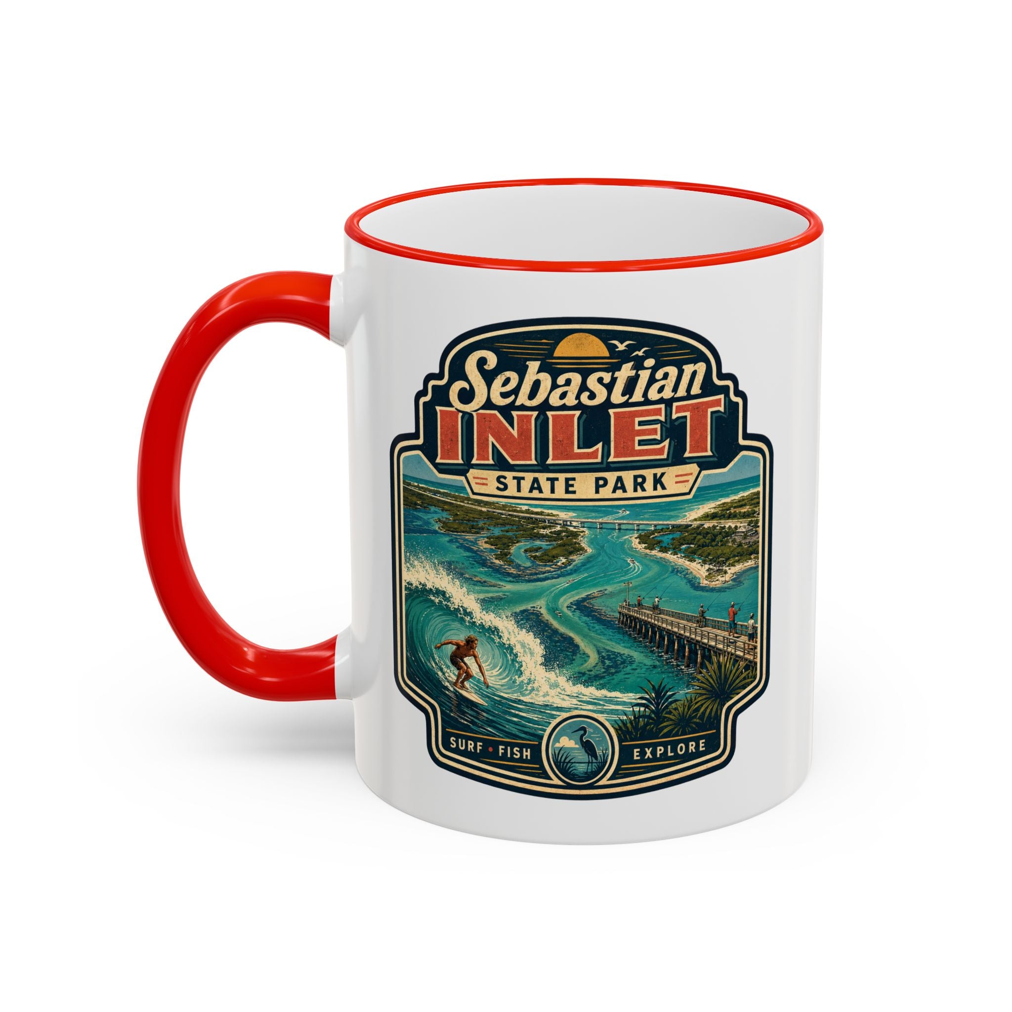 Sebastian Inlet Accent Rim & Handle 11oz/15oz