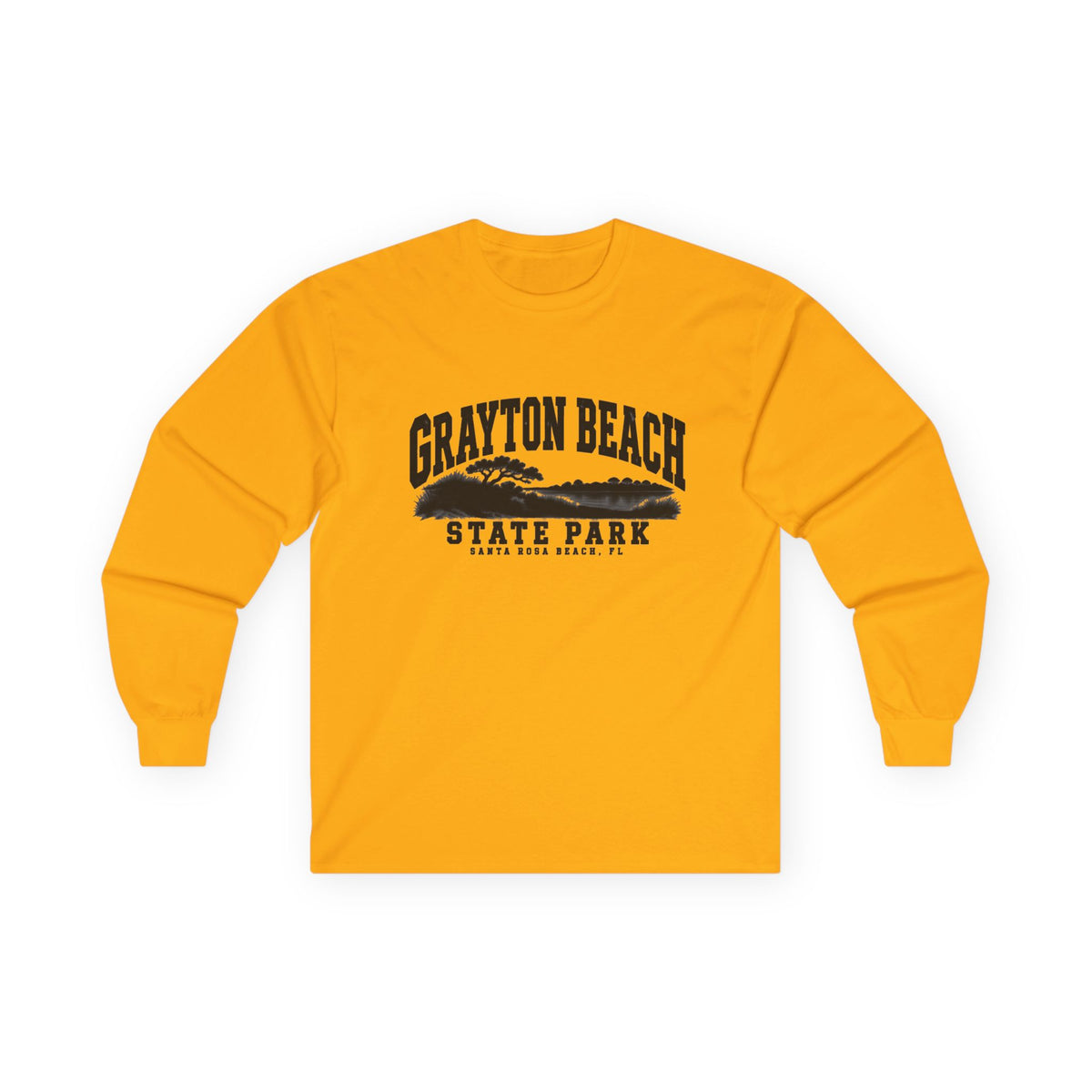 Grayton Beach State Park Vintage Logo- Long Sleeve Tee