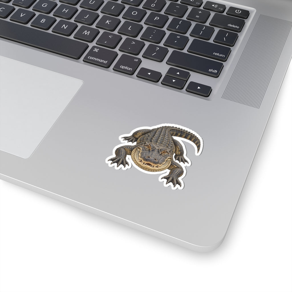 Alligator Kiss-Cut Sticker — Realistic Decal