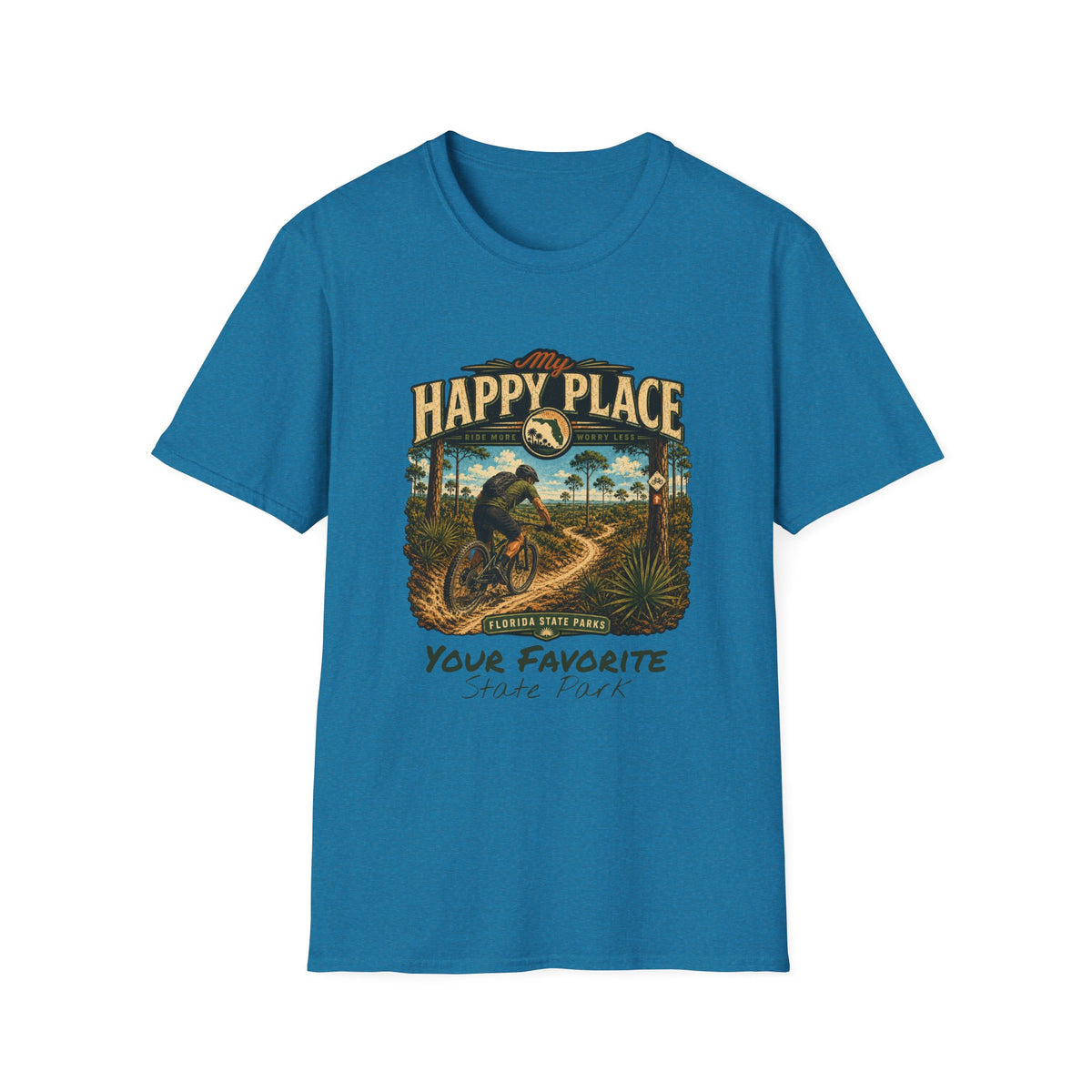 CUSTOMIZABLE Mountain Bike- Retro Tee