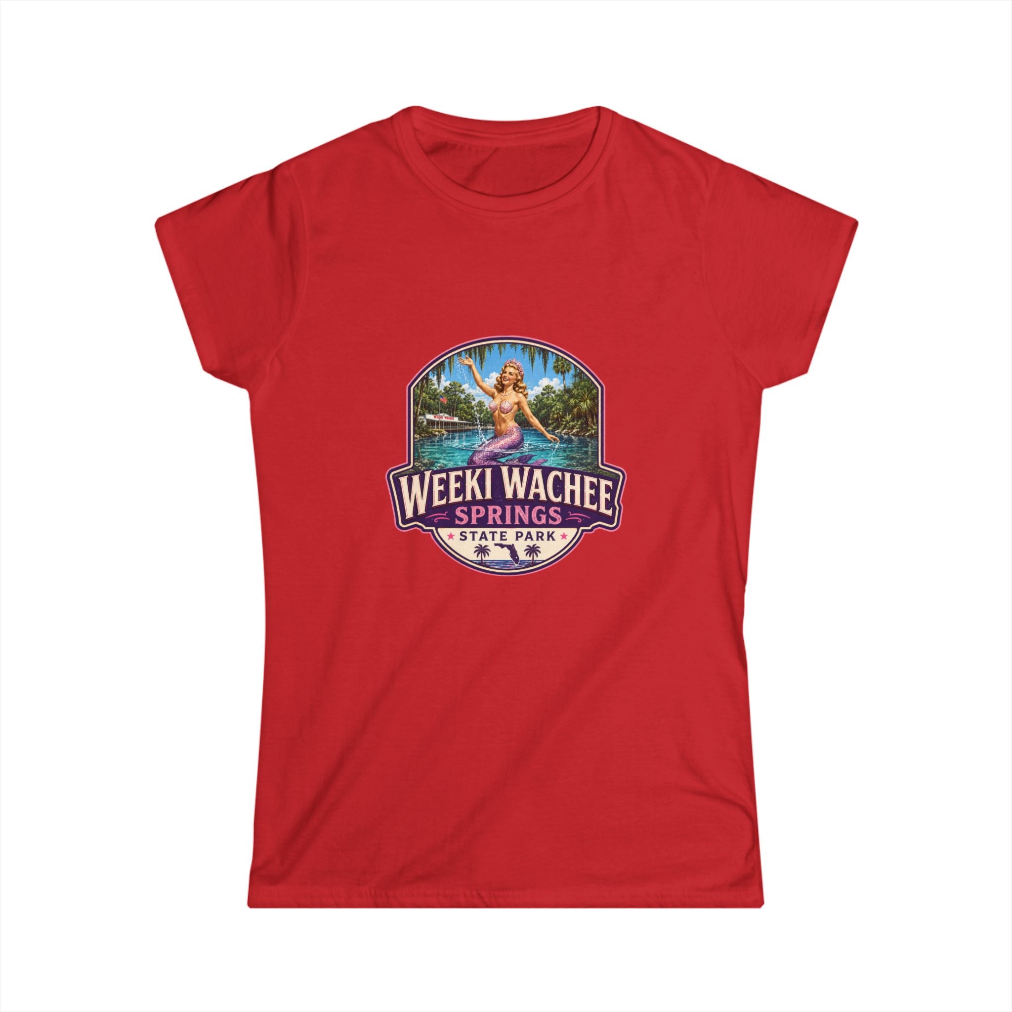 Weeki Wachee Springs- Vintage Tee Pink