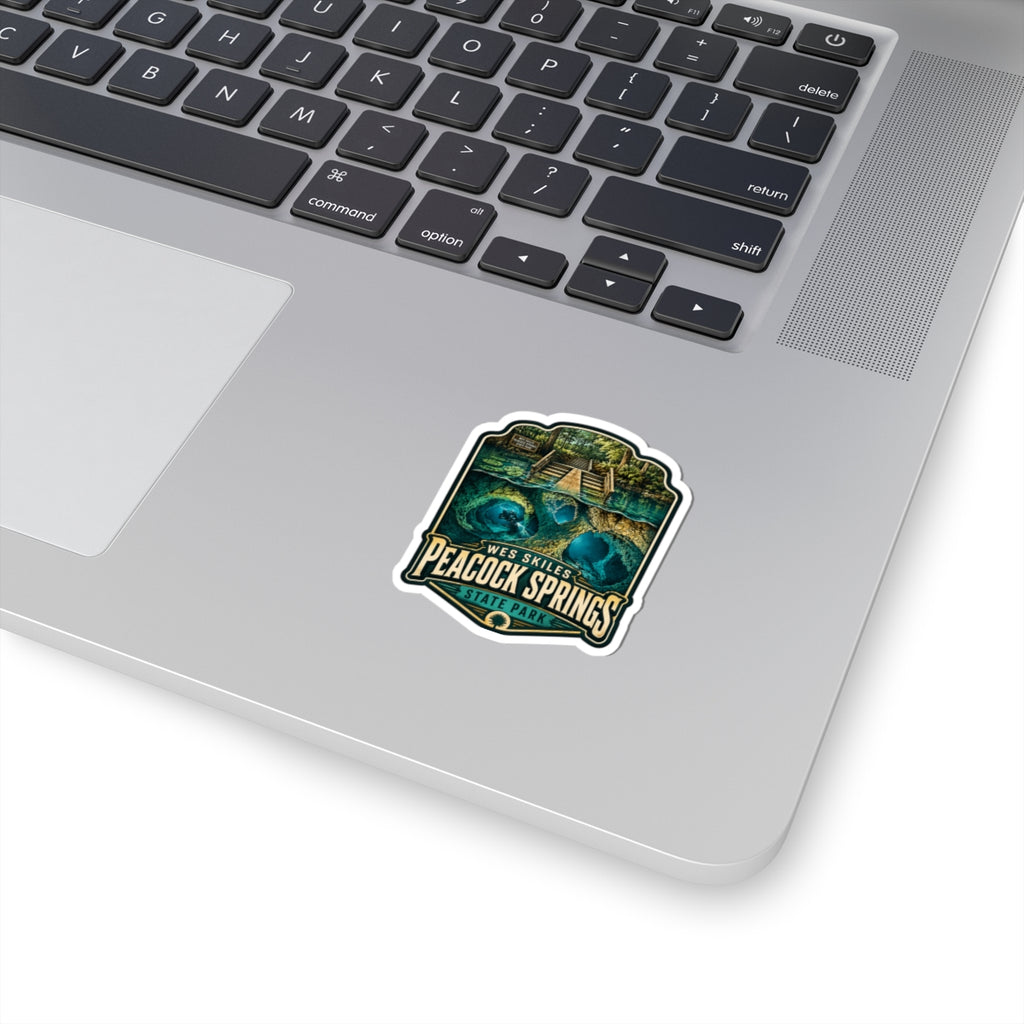 Peacock Springs State Park Sticker — Vintage Blue Spring Nature Decal