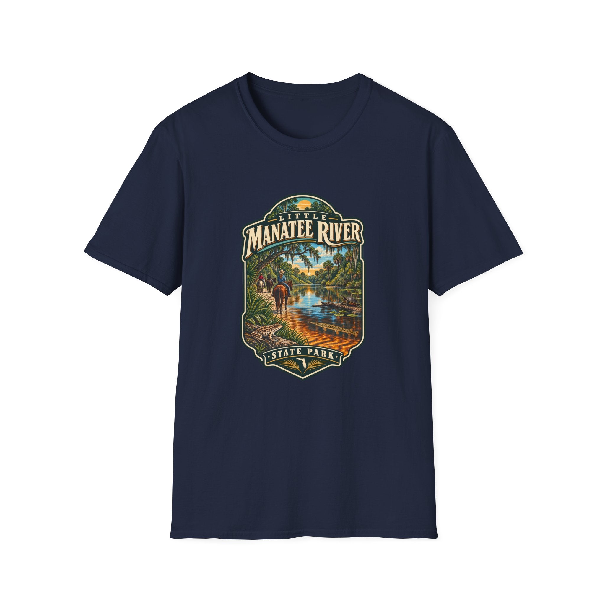 Little Manatee River- Retro Tee