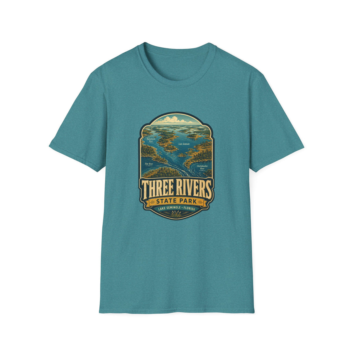 Three Rivers — Retro Tee