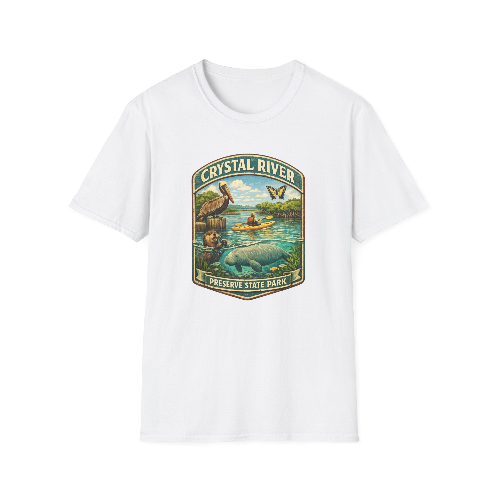 Crystal River Preserve- Retro Tee