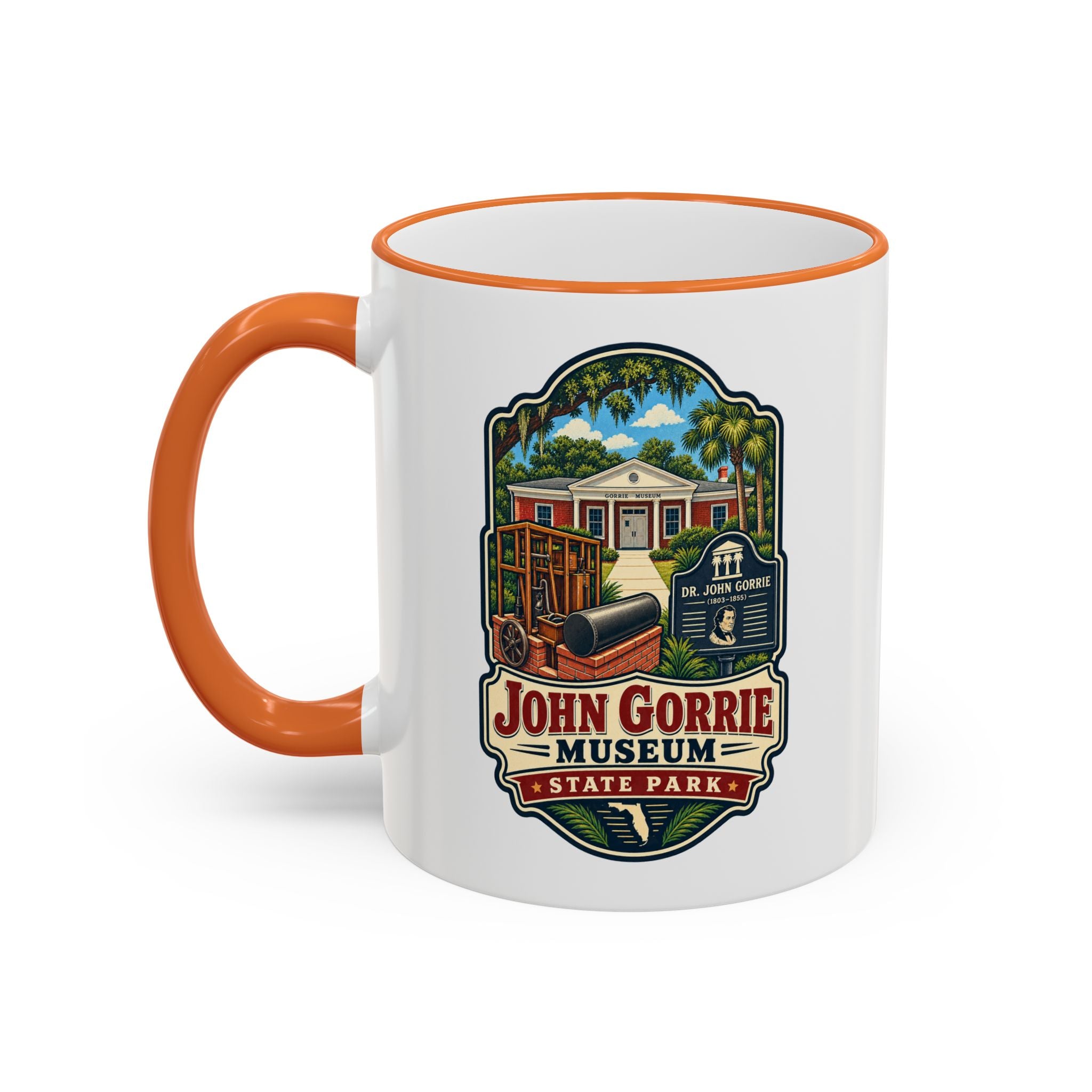 John Gorrie Museum Accent Rim & Handle 11oz/15oz