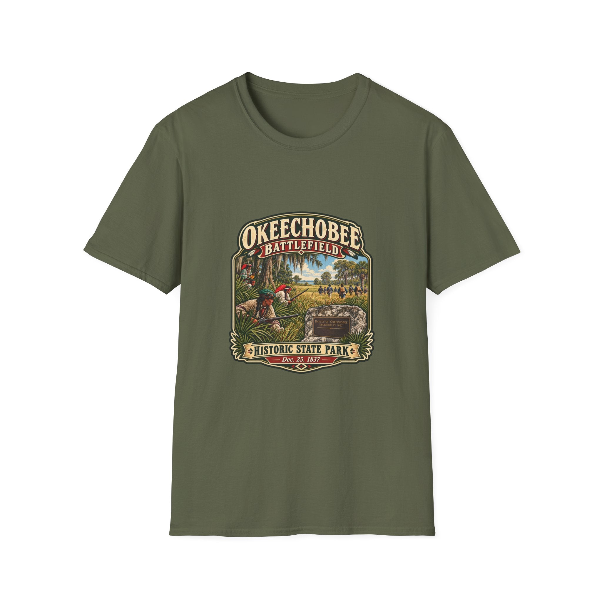 Okeechobee Battlefield- Retro Tee