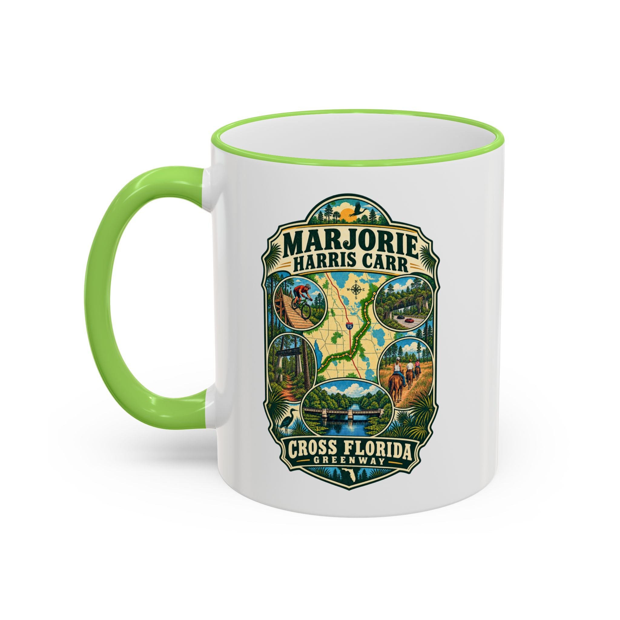 Marjorie Harris Carr Greenway Accent Rim & Handle 11oz/15oz