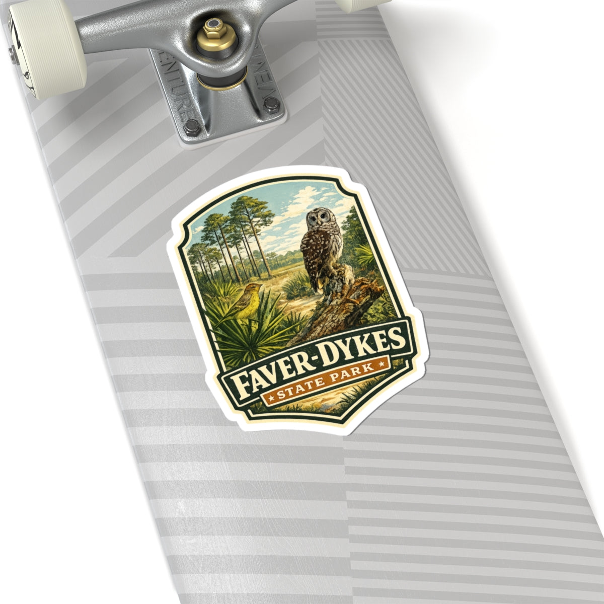 State Park Sticker — Faver-Dykes Owl Nature Decal