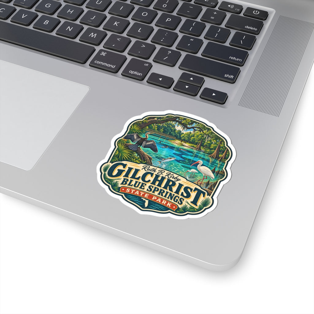 Gilchrist Blue Springs State Park Sticker — Vintage Nature Park Decal