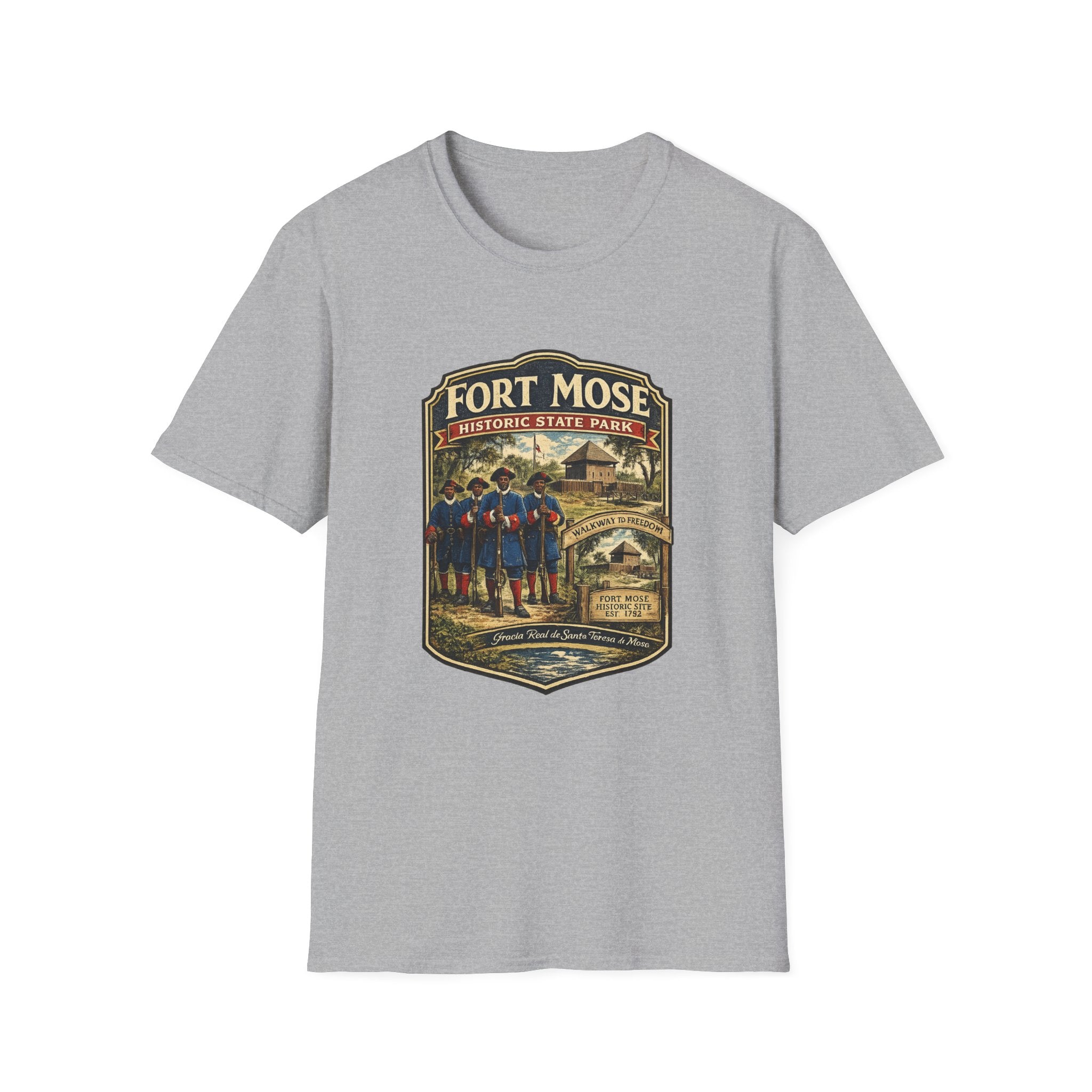 Fort Mose- Retro Tee
