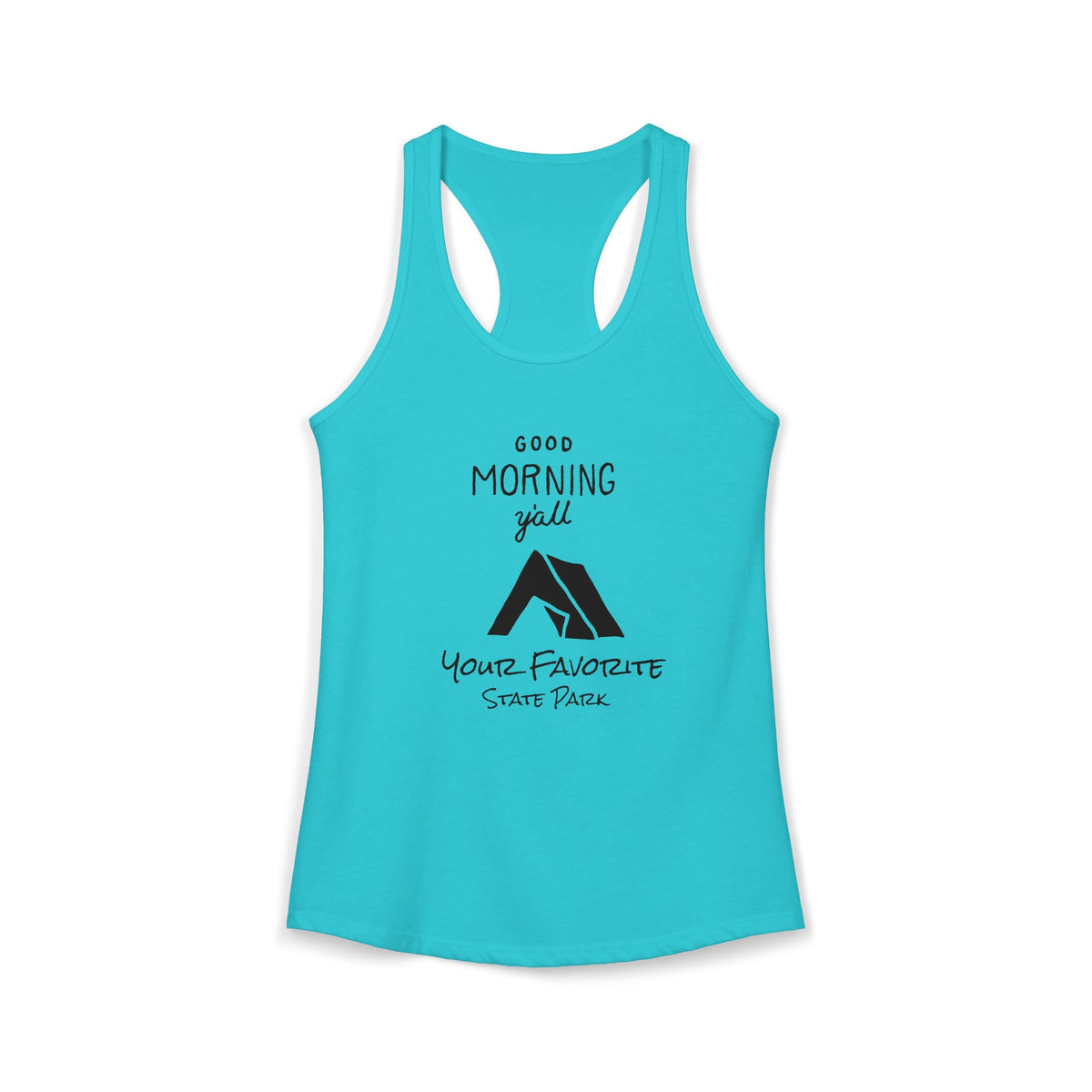 CUSTOMIZABLE Morning Ya'll Racerback Tank