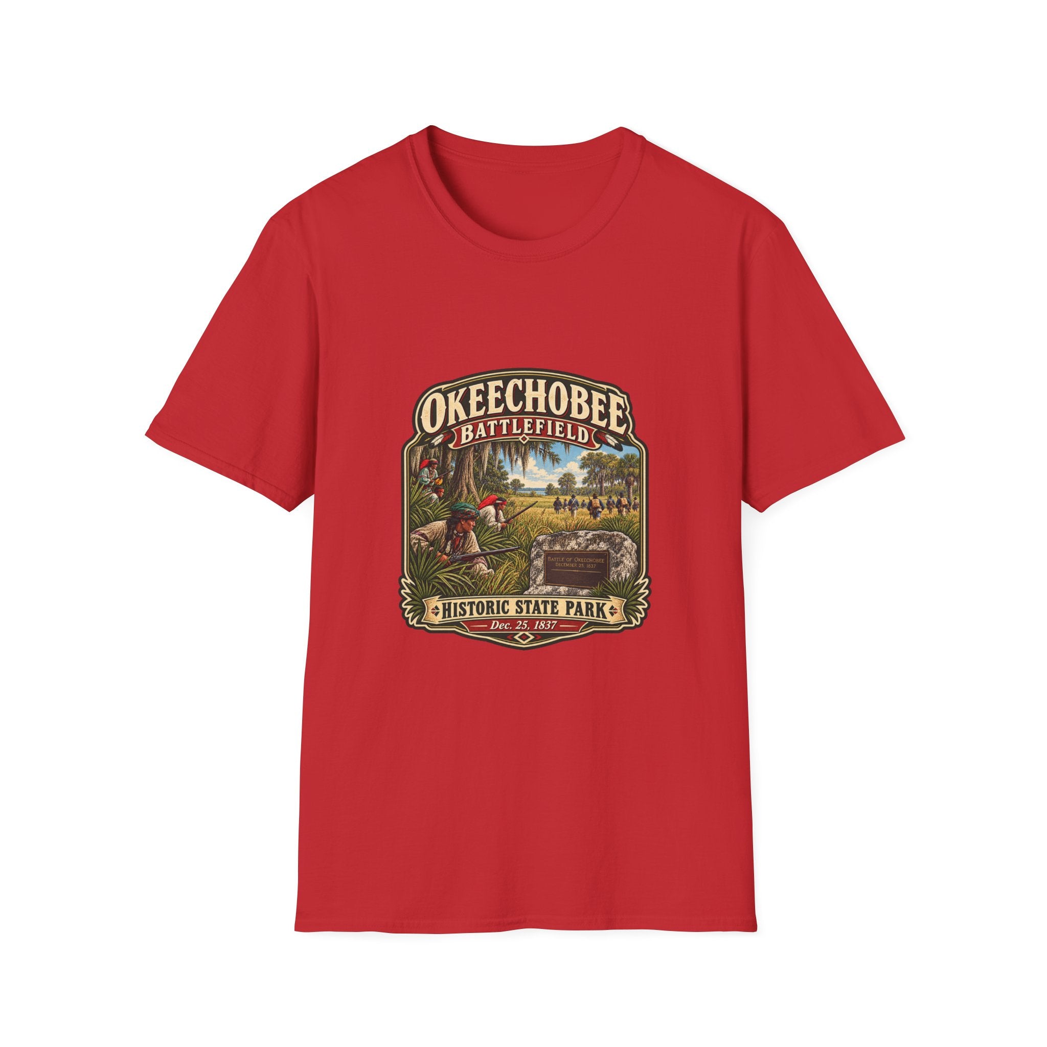 Okeechobee Battlefield- Retro Tee