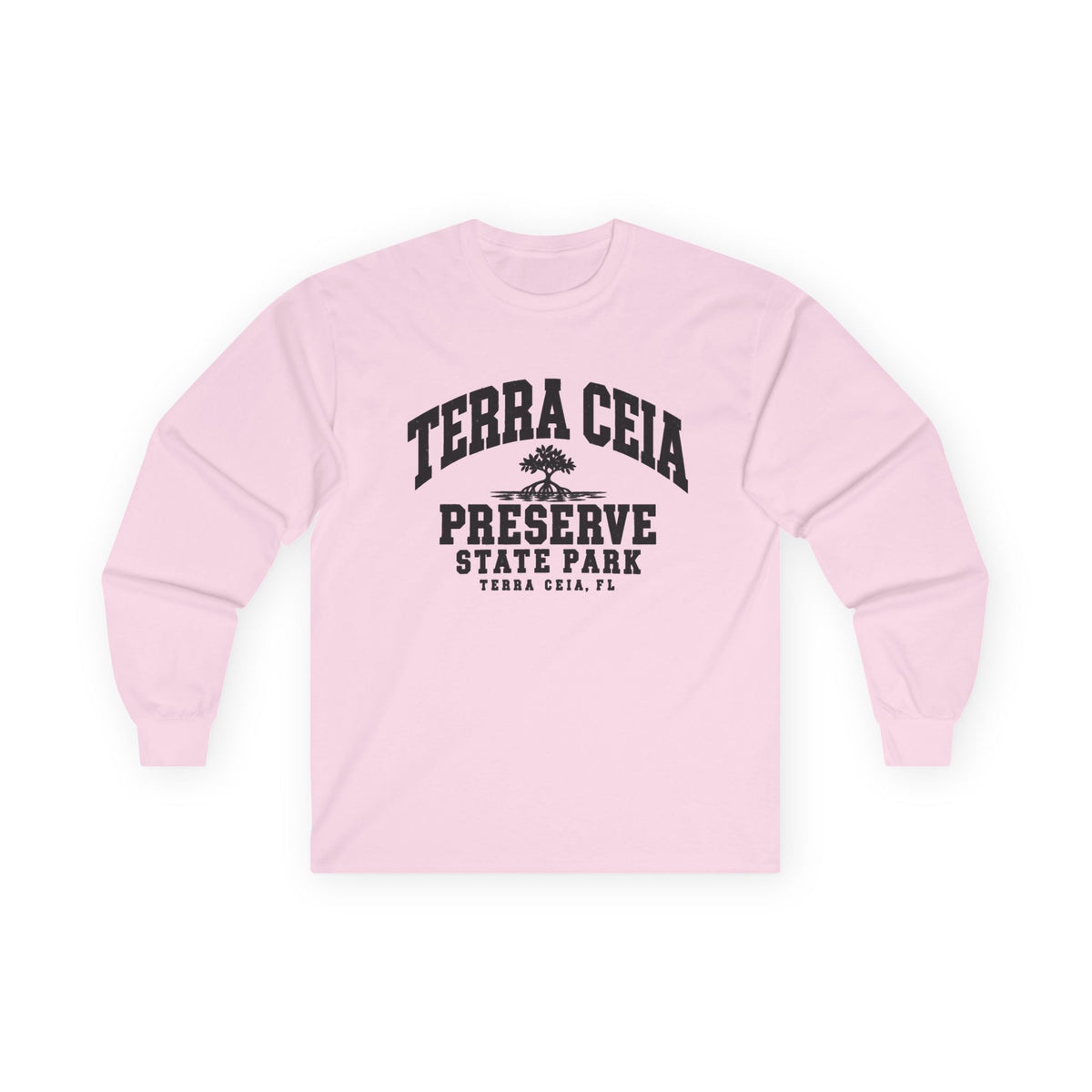 Terra Ceia Preserve State Park Official Logo- Long Sleeve Tee