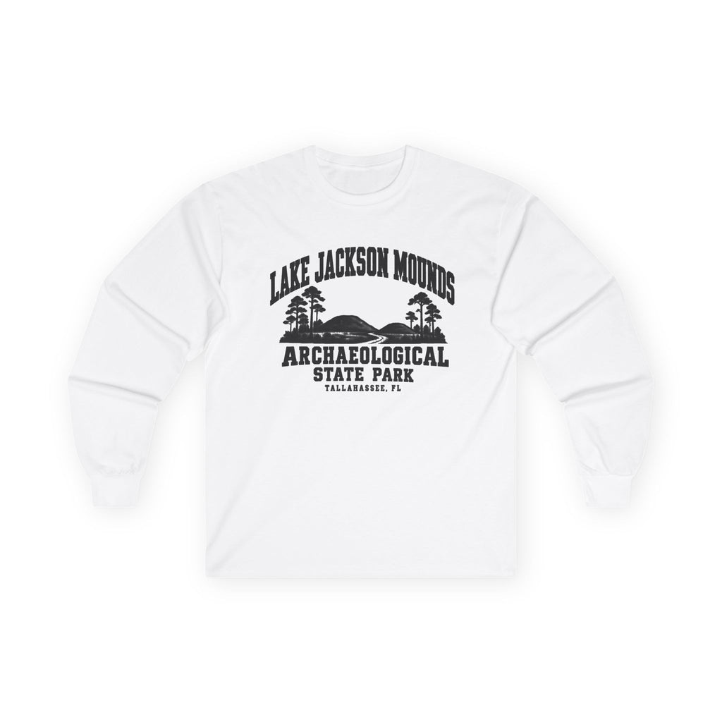 Lake Jackson Mounds Archaeological State Park Logo- Long Sleeve Tee
