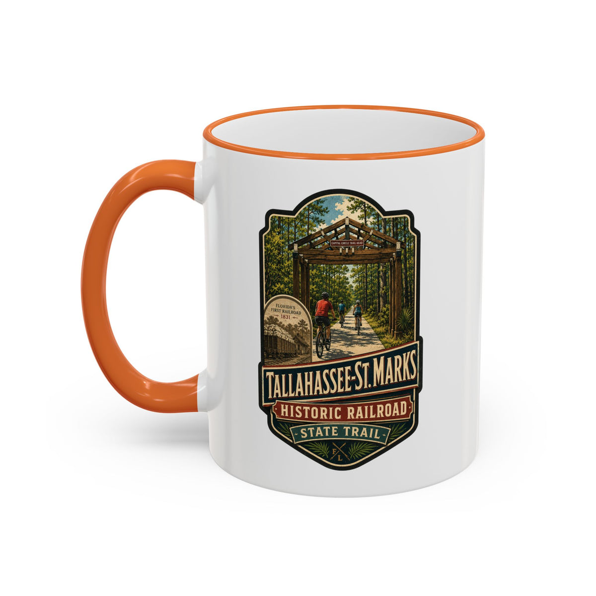 Tallahassee-St. Marks Trail  Accent Rim & Handle 11oz/15oz