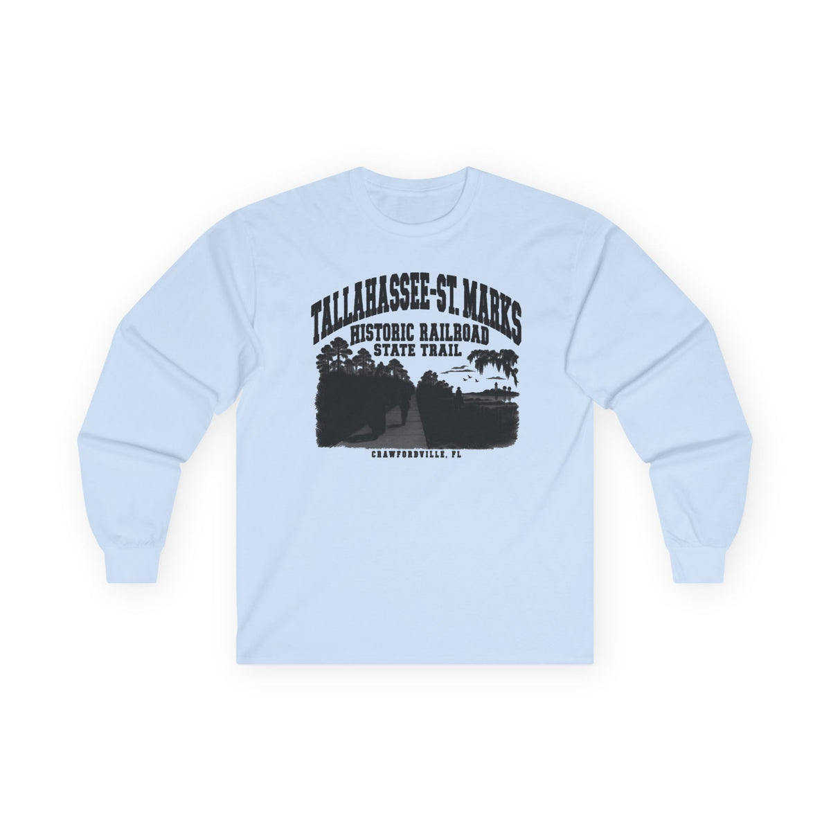 Tallahassee-St. Marks Historic Railroad State Trail- Long Sleeve Tee