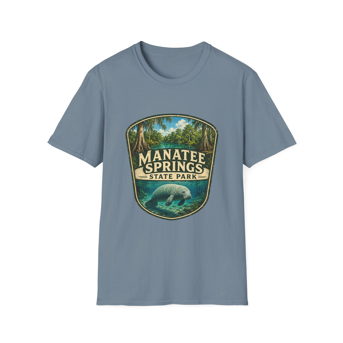Manatee Springs State Park T-Shirt — Vintage Park Badge Tee