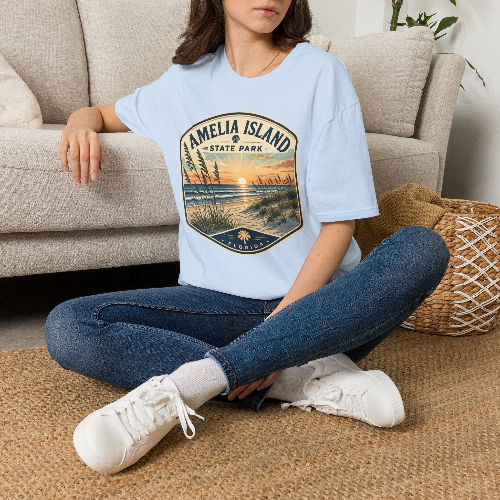Amelia Island — Retro Tee