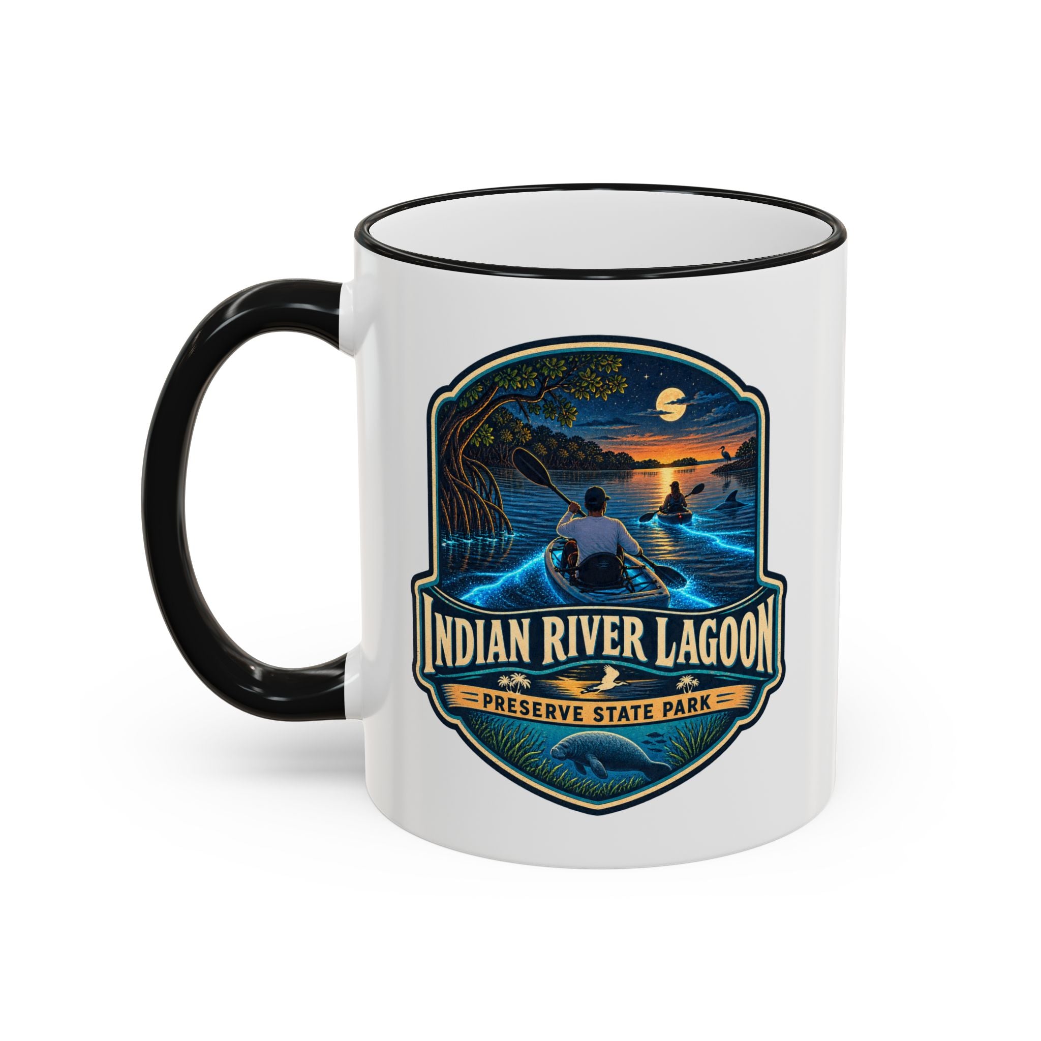 Indian River Lagoon Accent Rim & Handle 11oz/15oz