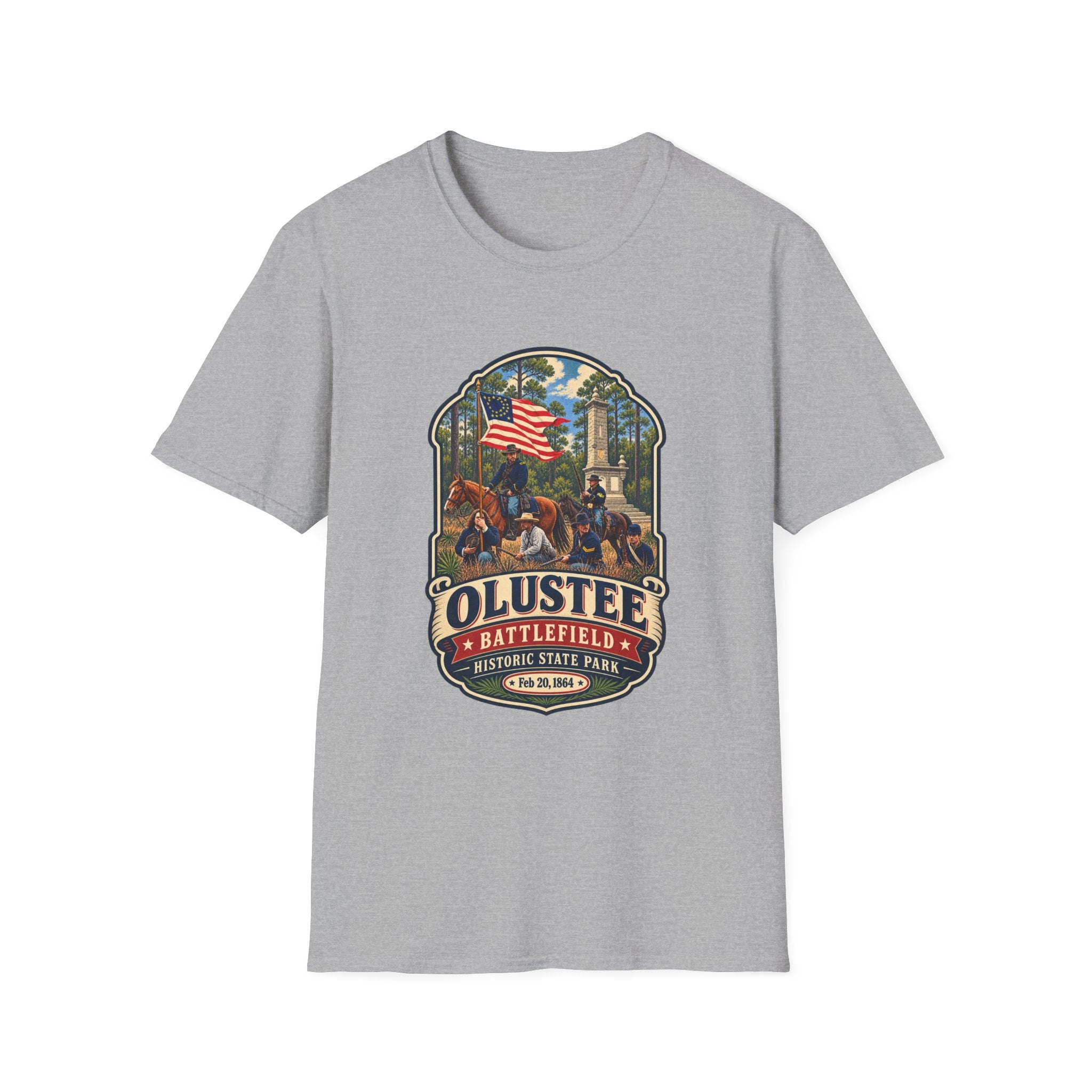 Olustee Battlefield- Retro Tee