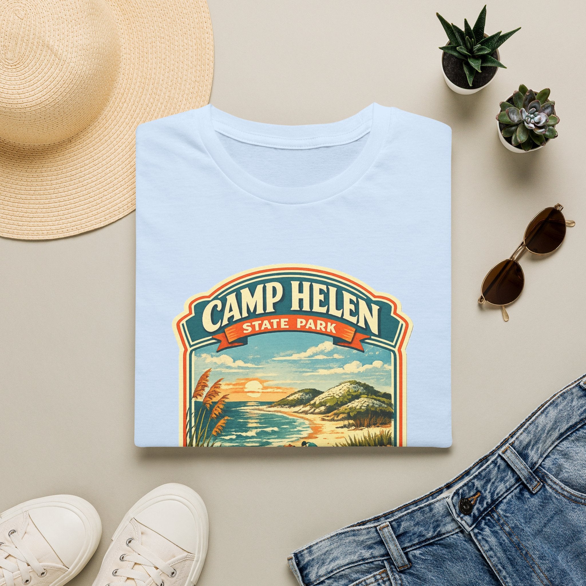 Camp Helen- Retro Tee