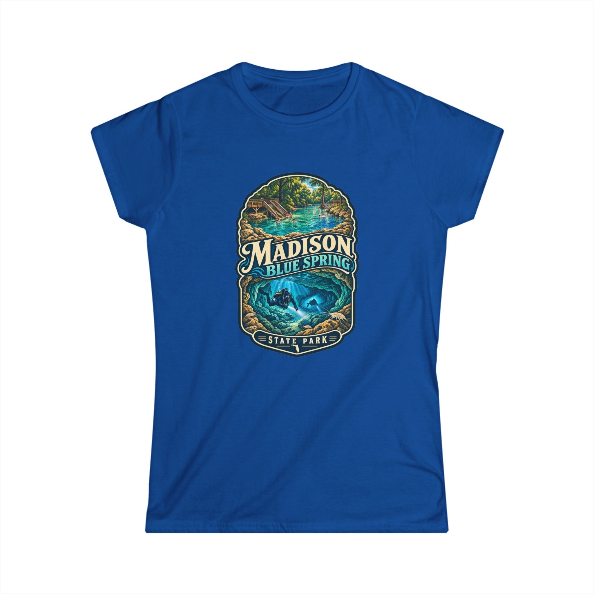 Madison Blue Spring- Vintage Tee