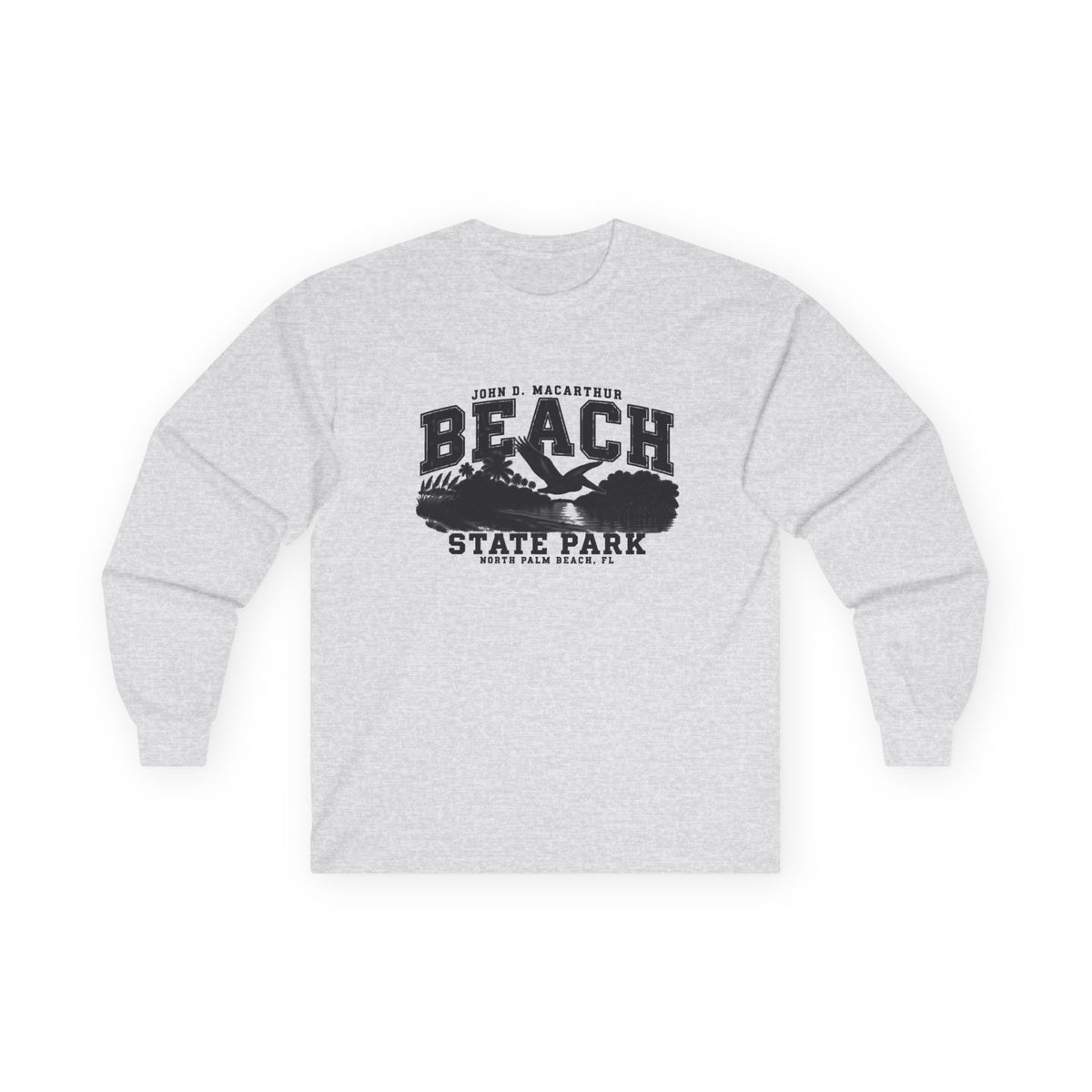 John D. MacArthur Beach State Park Logo- Long Sleeve Tee