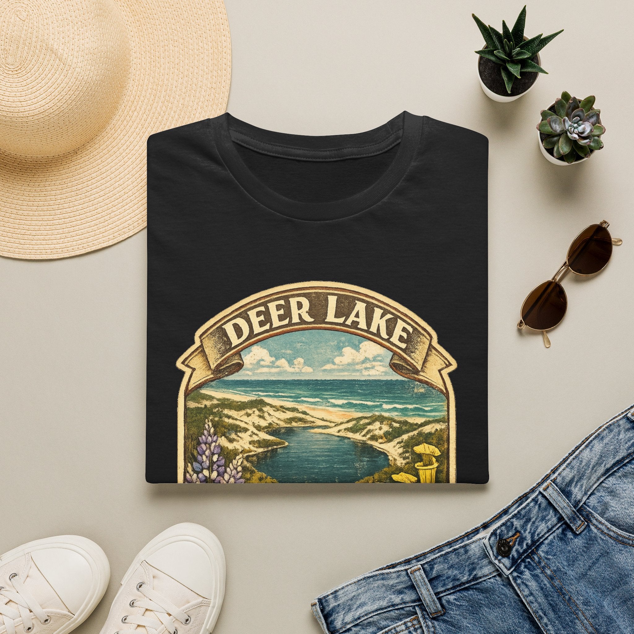 Deer Lake- Retro Tee