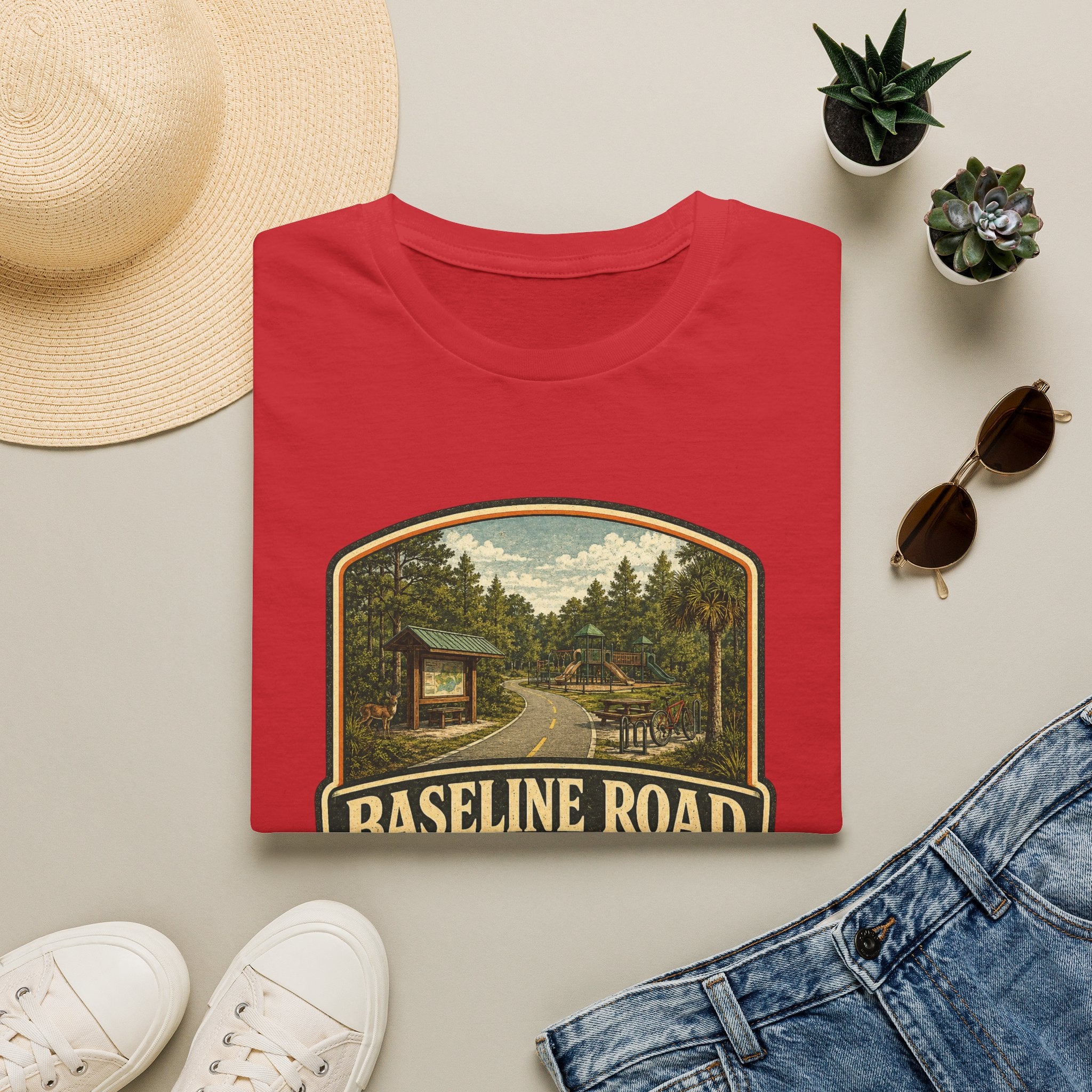 Baseline Road - Retro Tee