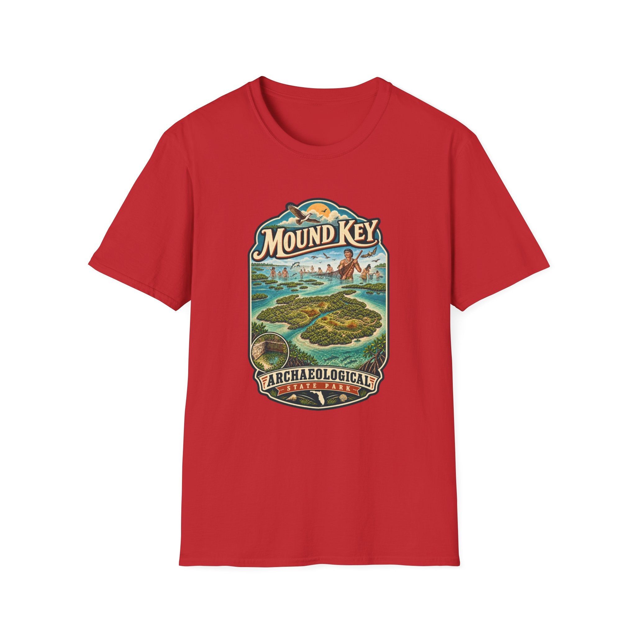 Mound Key- Retro Tee