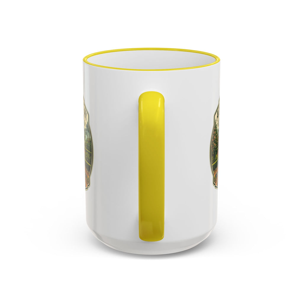 Maclay Gardens Vintage Mug — Accent Rim & Handle 11oz/15oz