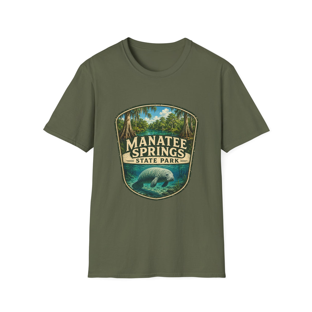 Manatee Springs State Park T-Shirt — Vintage Park Badge Tee