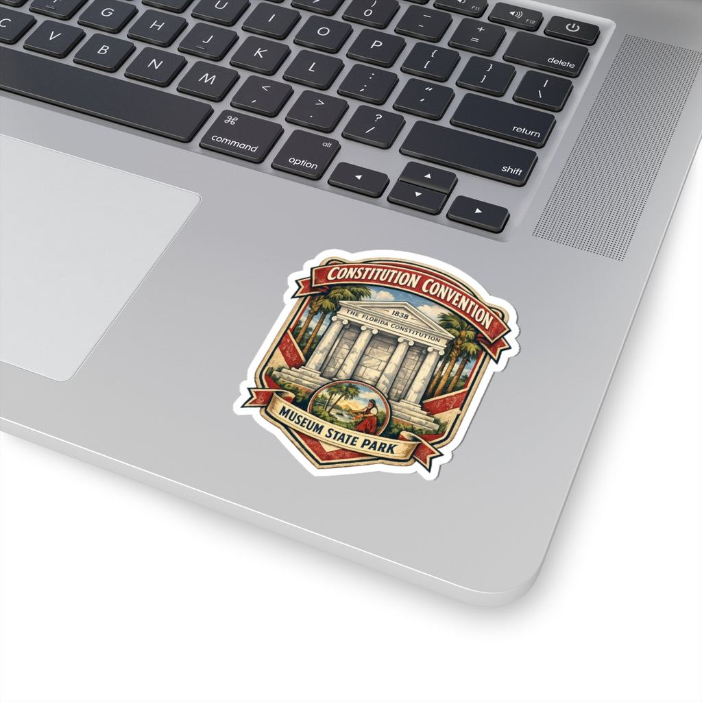 Constitution Convention Museum State Park Sticker – Vintage Florida Landmark Kiss-Cut Sticker