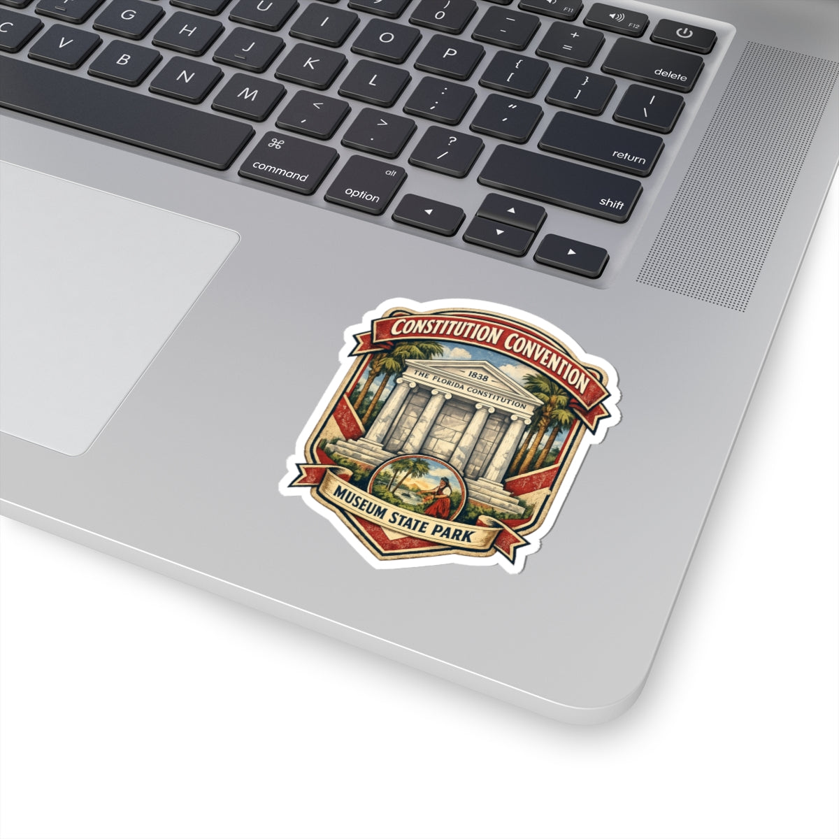 Constitution Convention Museum State Park Sticker – Vintage Florida Landmark Kiss-Cut Sticker